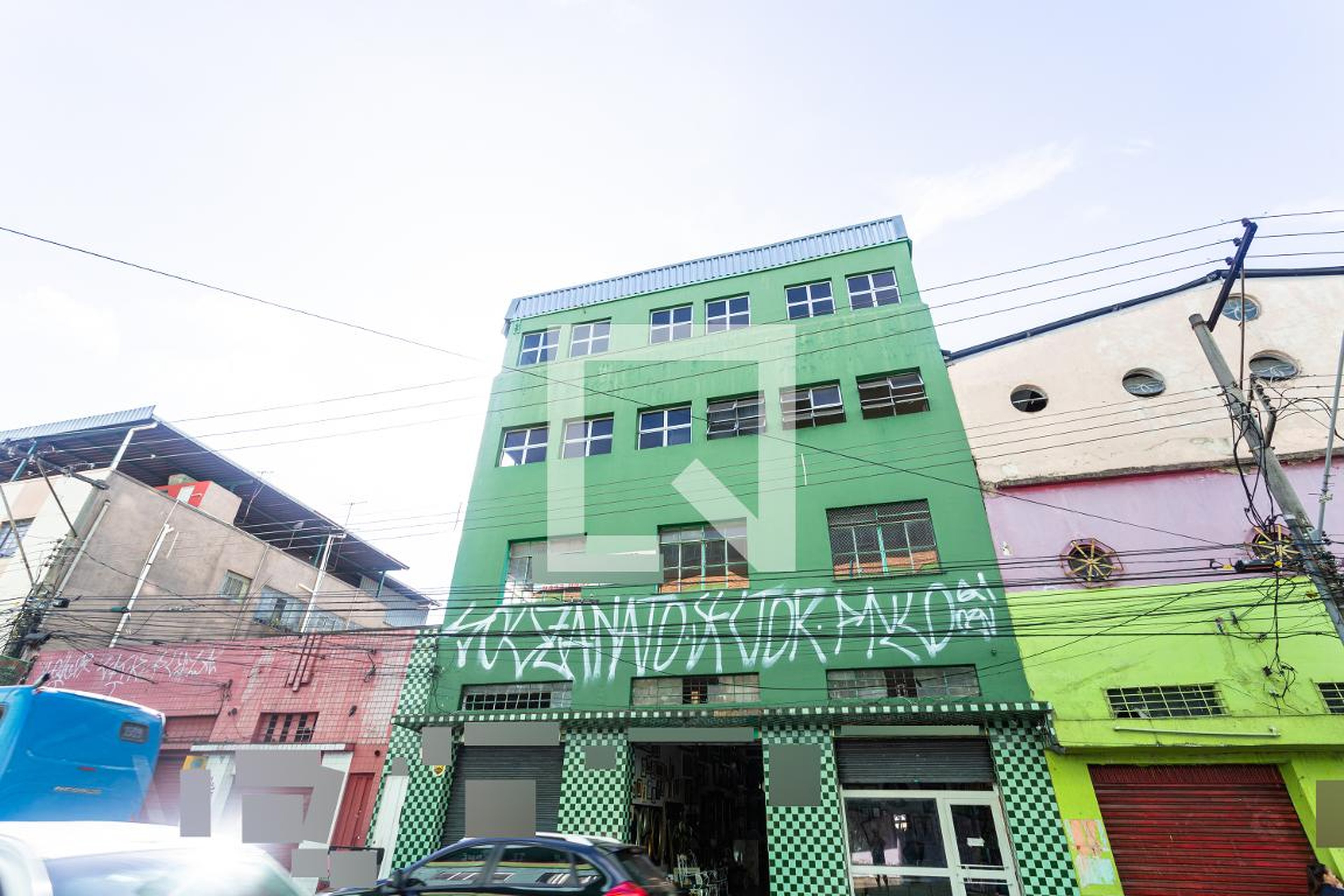 Fachada Condomínio Rua Jacuí, Bairro Floresta