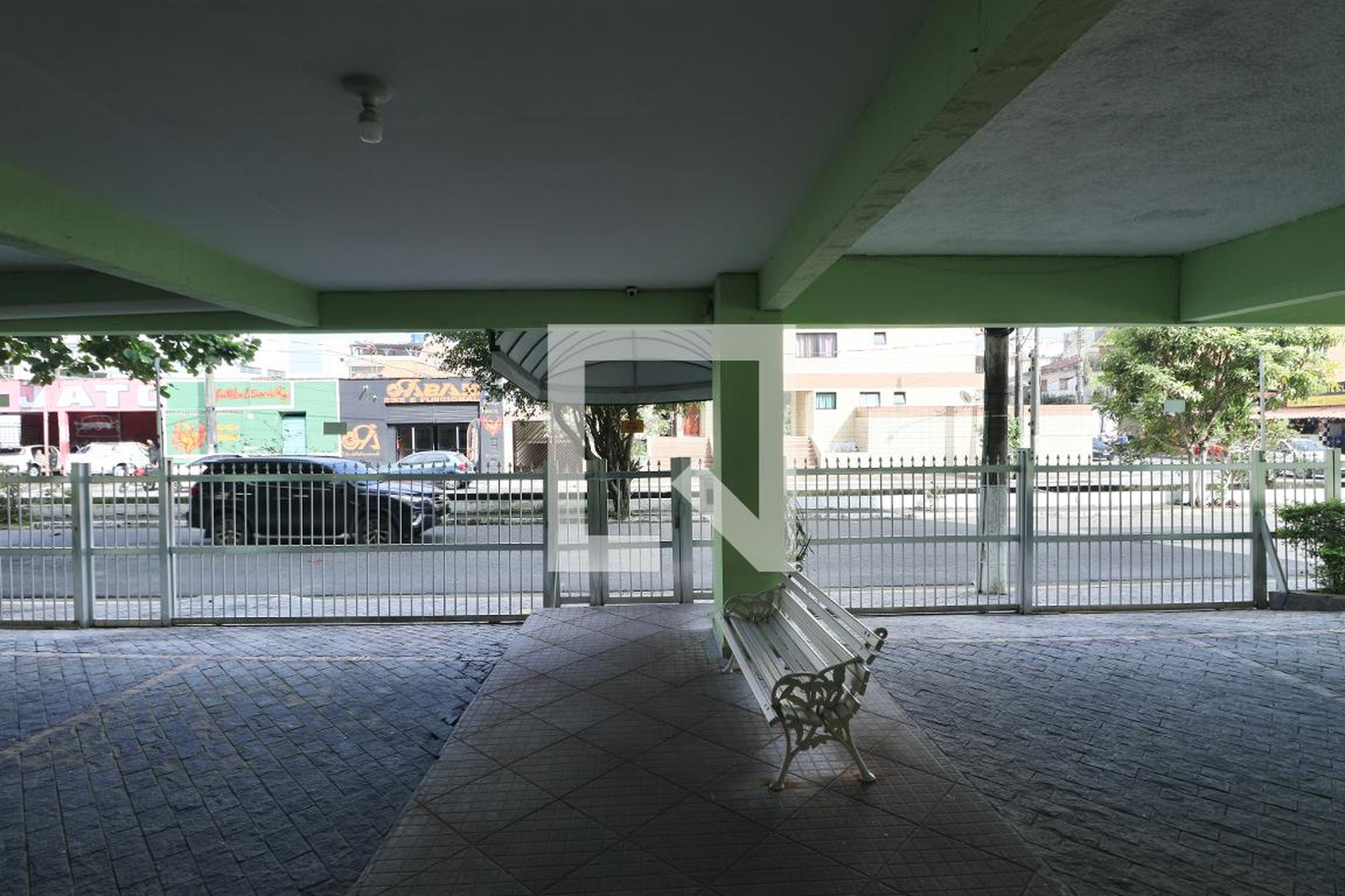 Fachada Condomínio em Avenida Abílio dos Santos Branco, 646