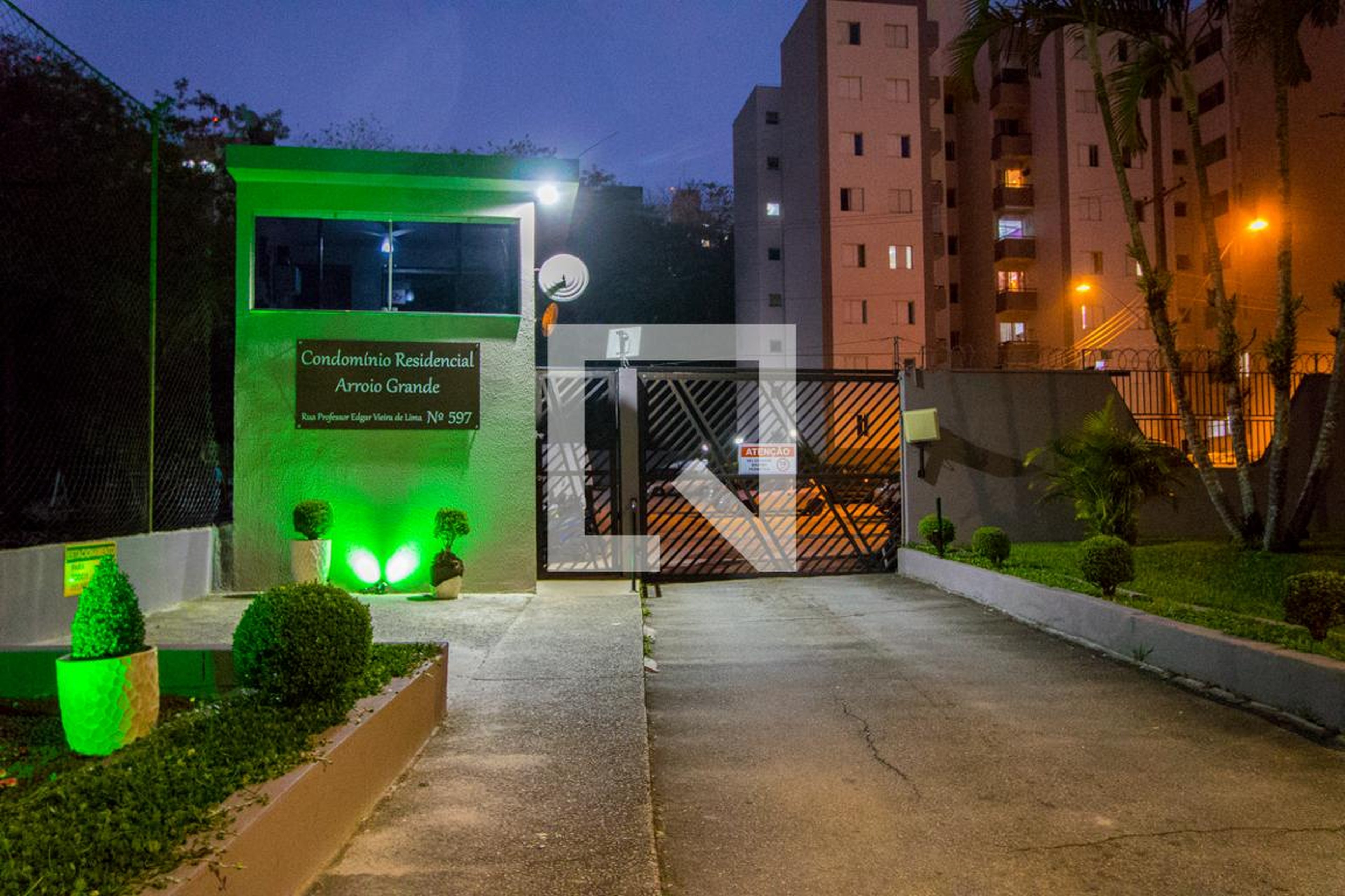 Fachada do condomínio Residencial Arroio Grande