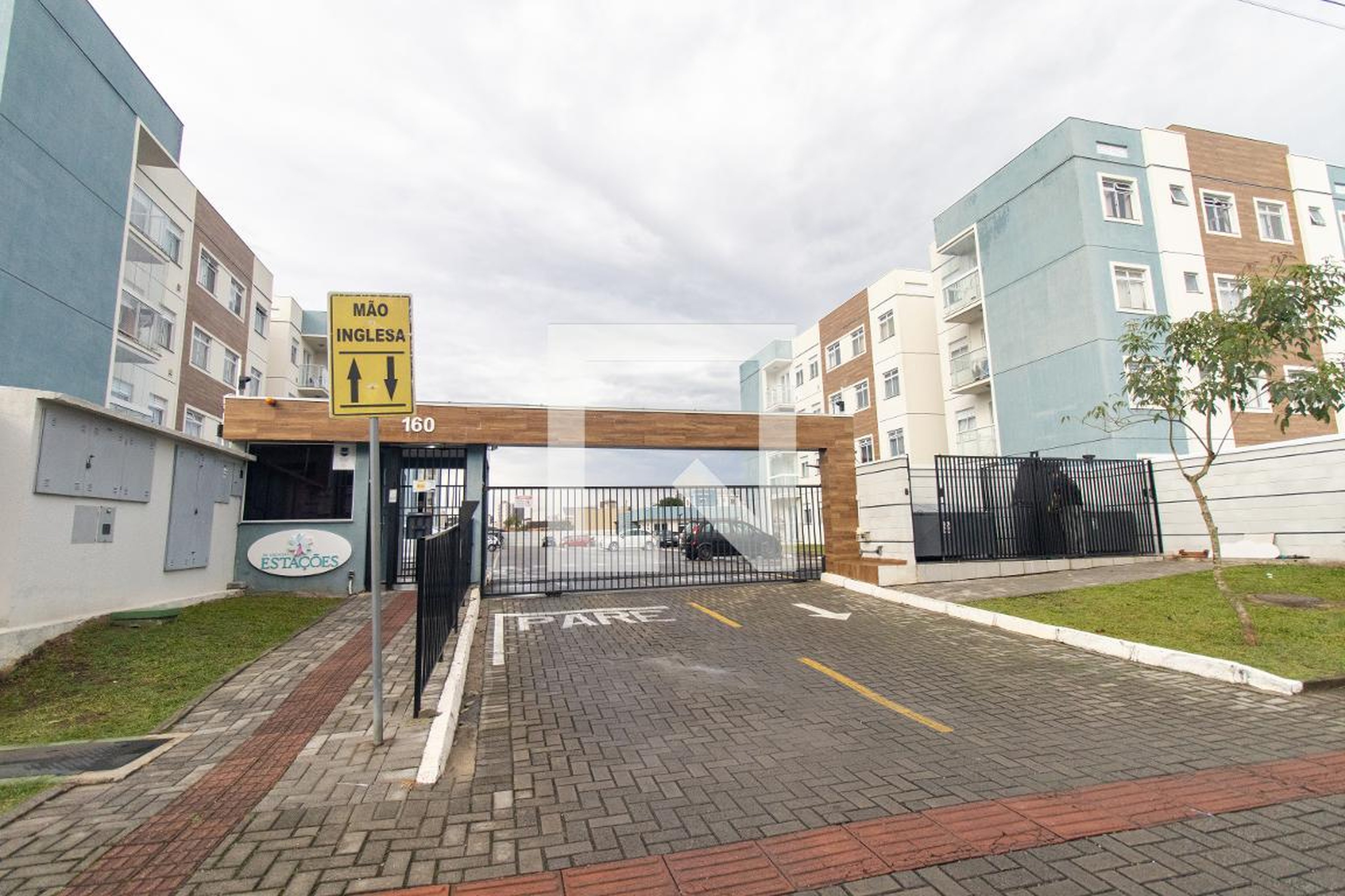 Fachada do Condomínio Residencial Estações