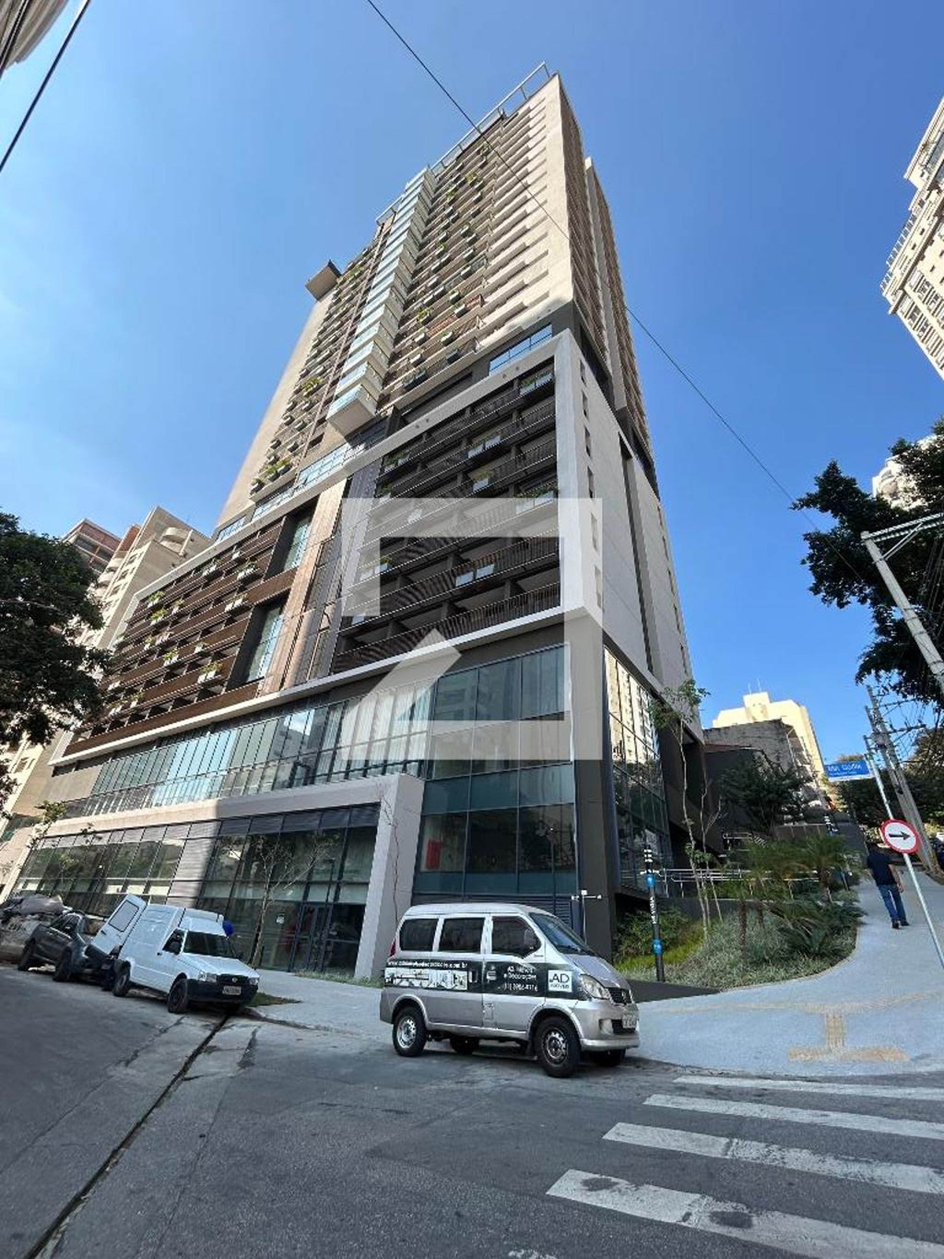 Fachada do Prédio Condomínio em Rua Caiubí, 500