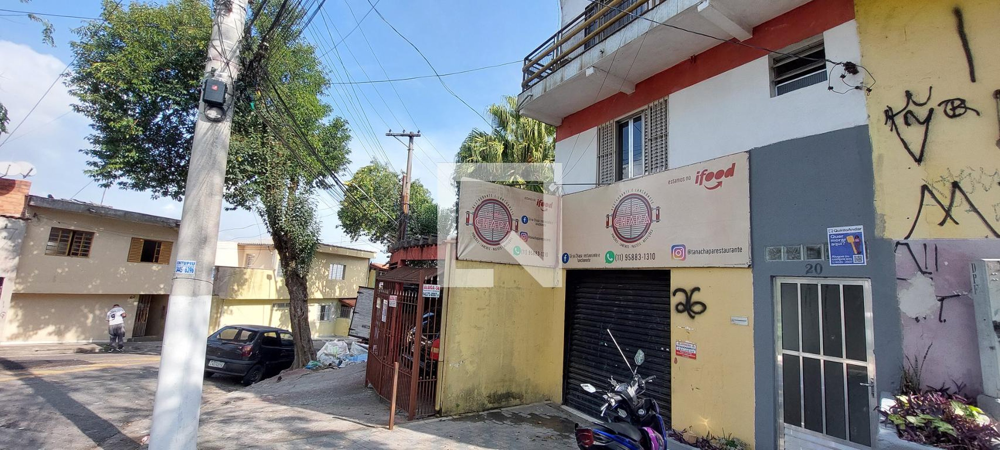 Fachada Condomínio em Rua Caxambú, 20