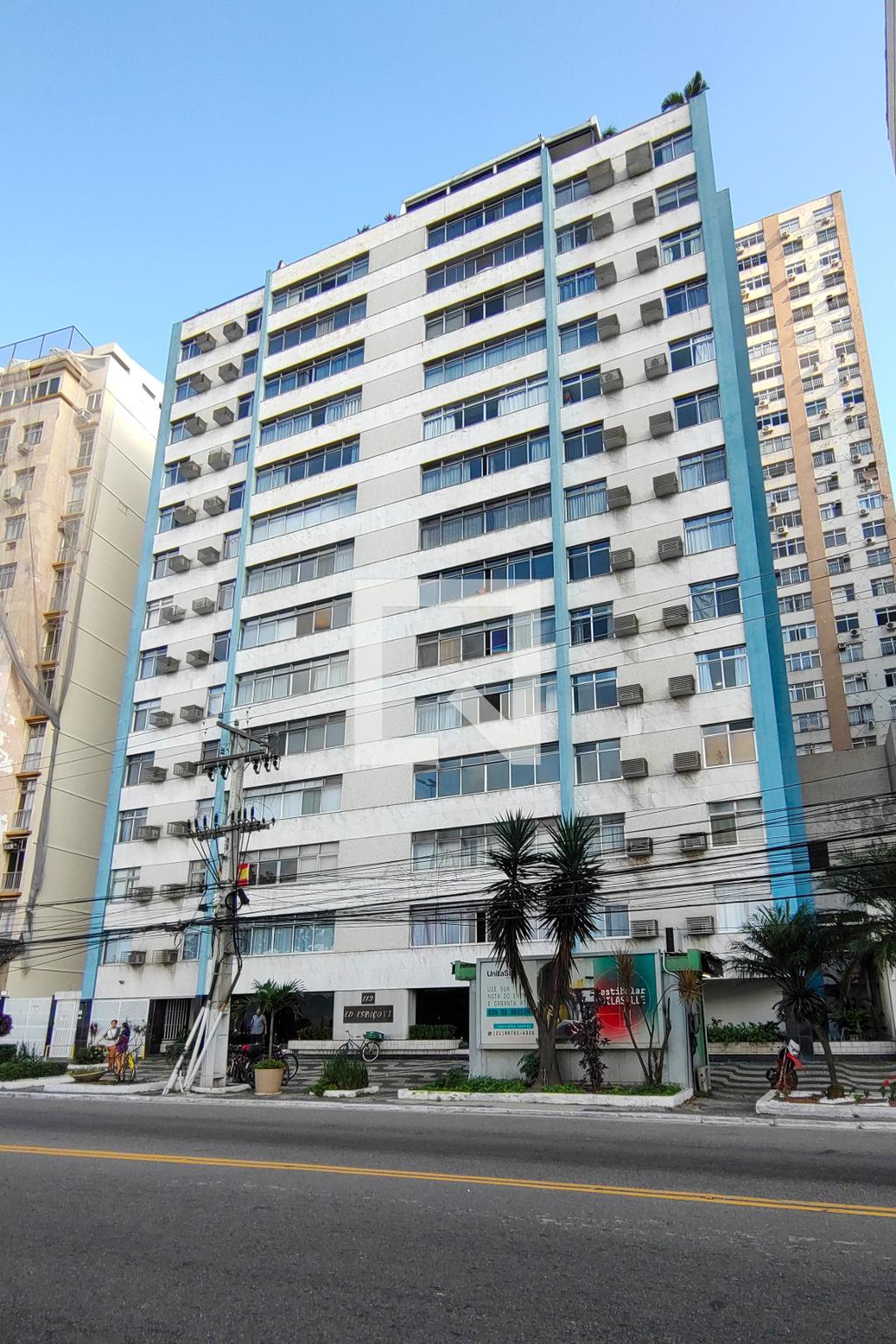 Fachada do condomínio Edifício Espaco VII e VIII