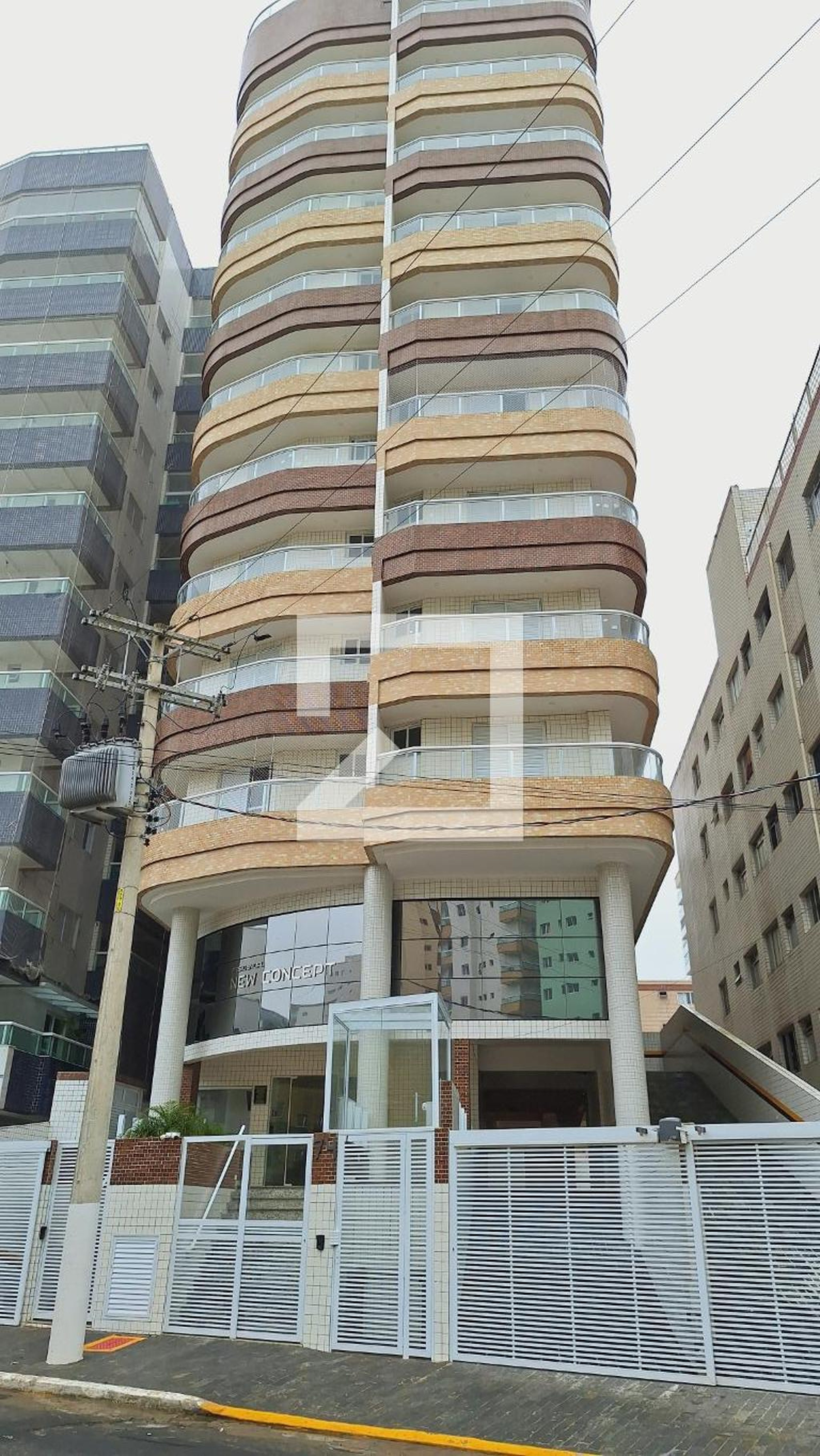 Fachada do predio Condomínio New Concept