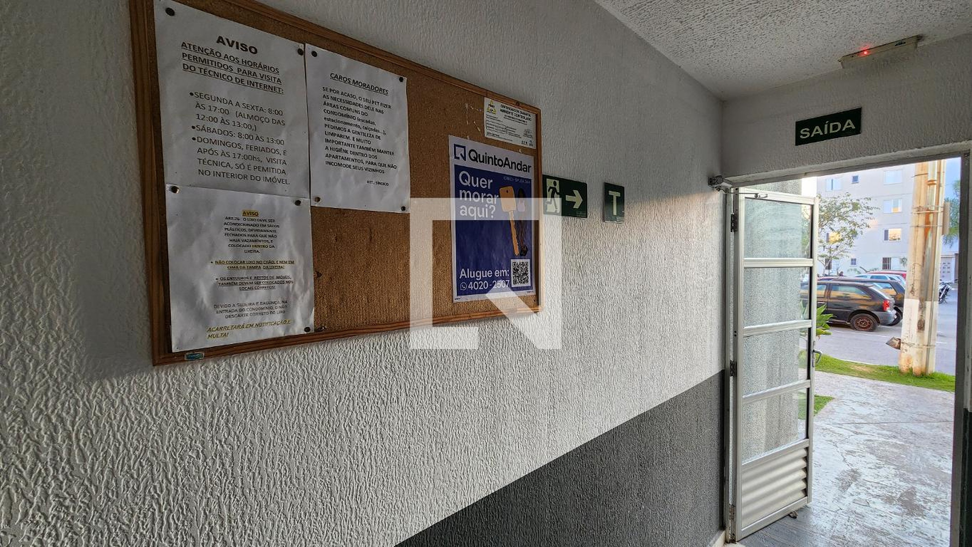 Hall de entrada Condomínio Novo Horizonte