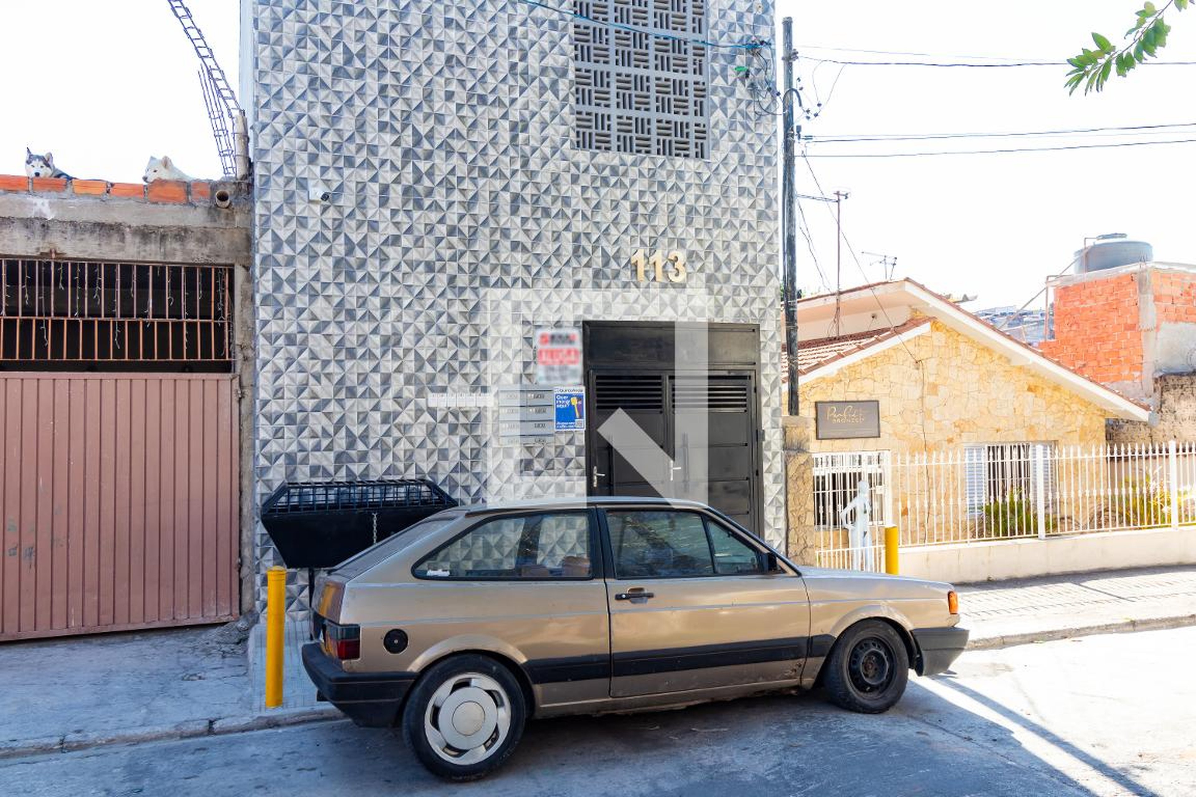 Fachada Condomínio em Rua Itanagra, 113