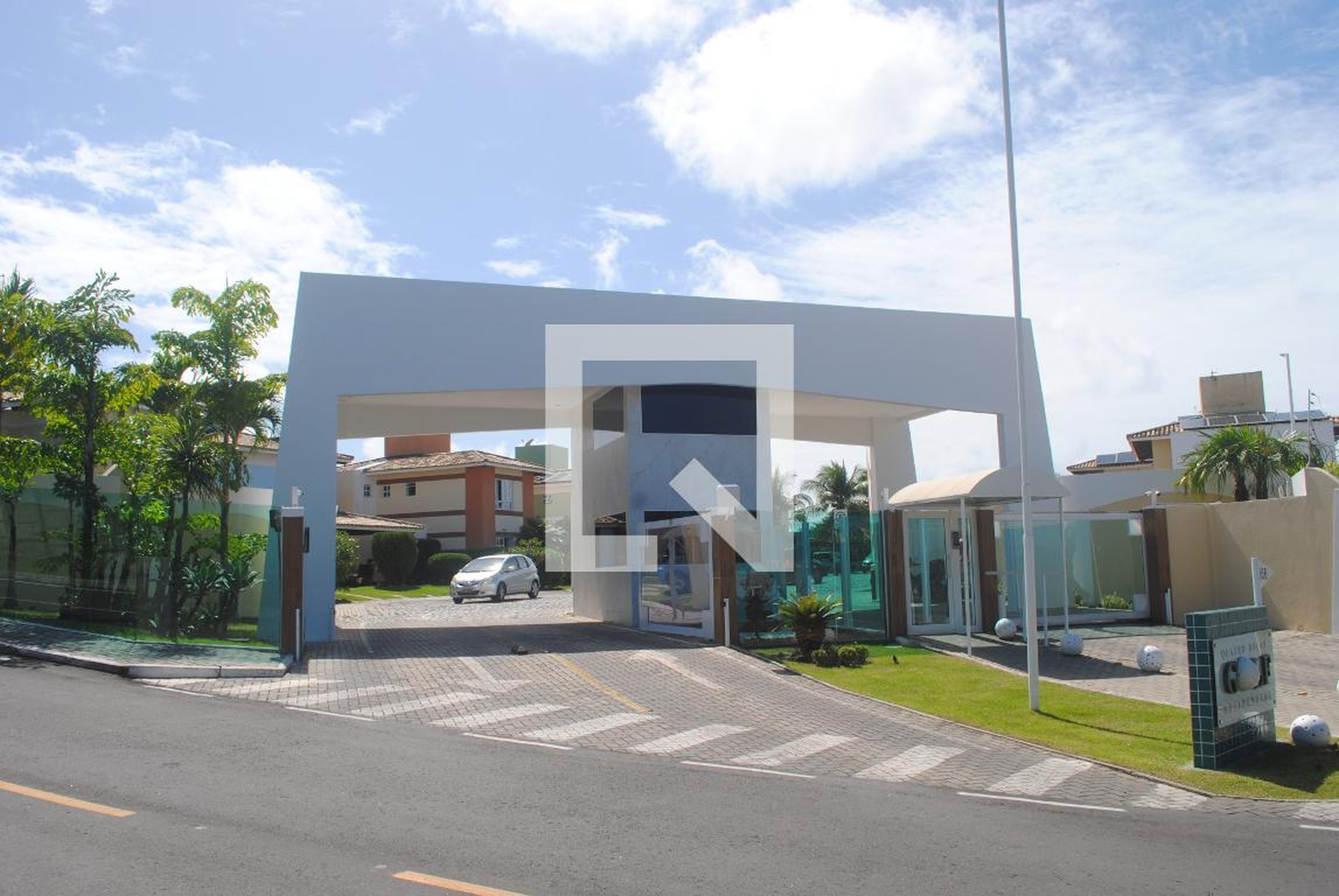 Fachada do Condominio Condomínio Golf Quatro Rodas Residencial