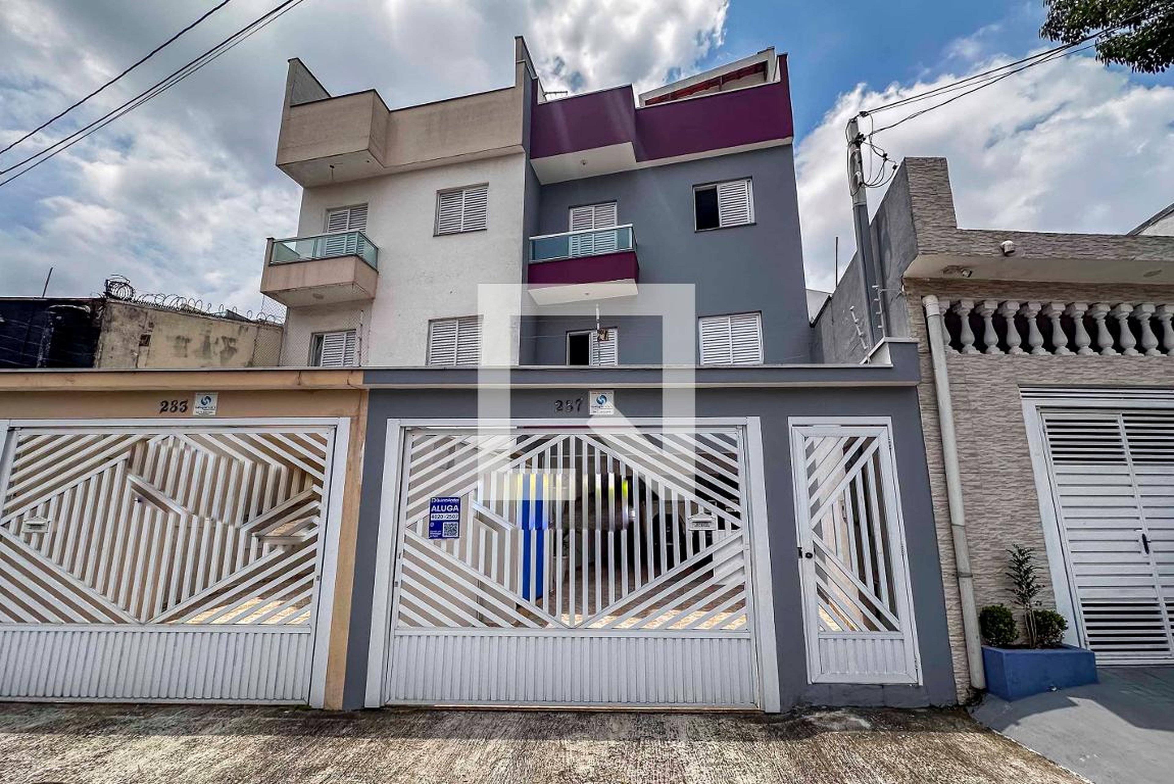 Fachada Condomínio Bloco Gama