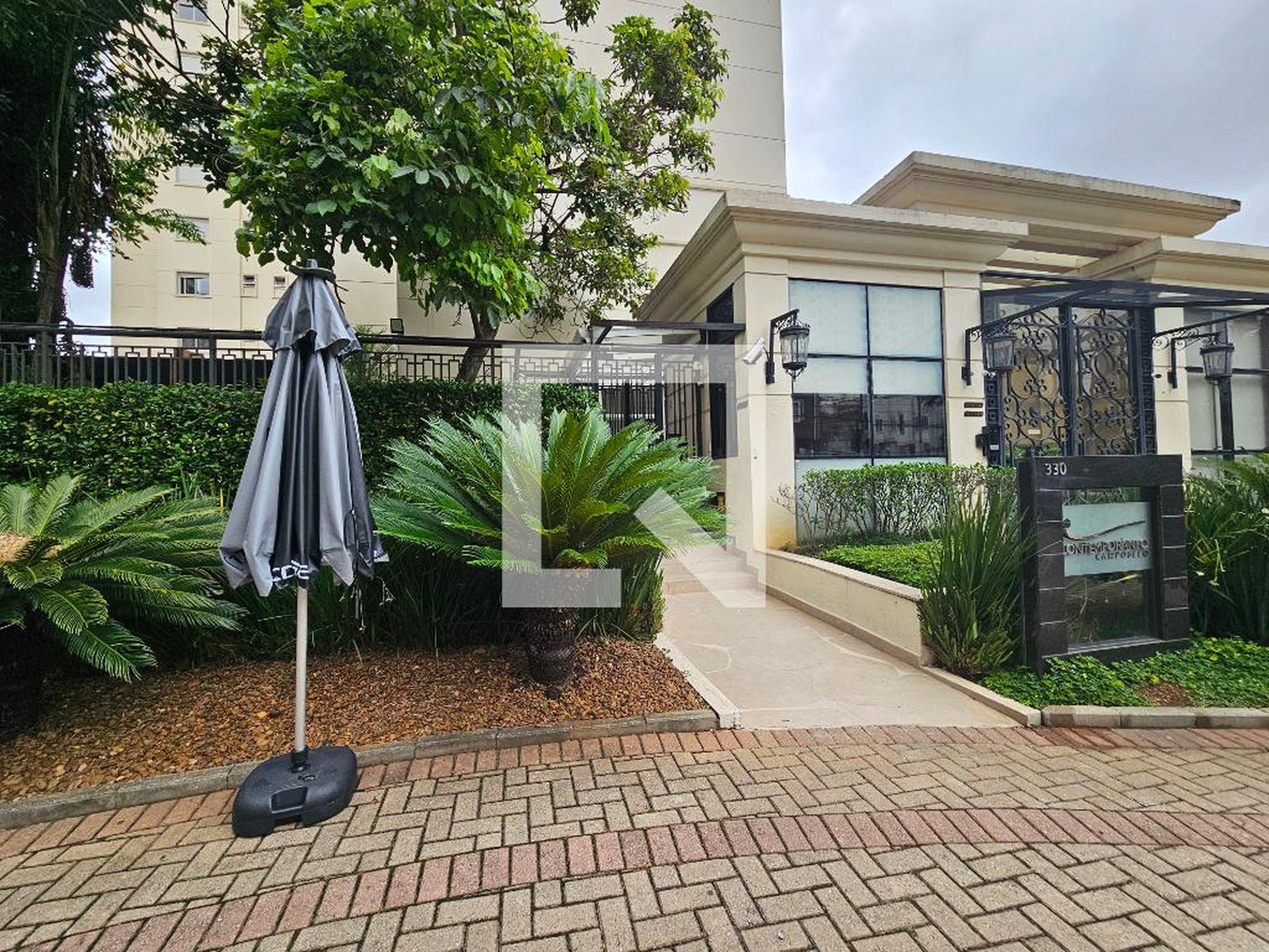 Fachada Condomínio Contemporâneo Campo Belo