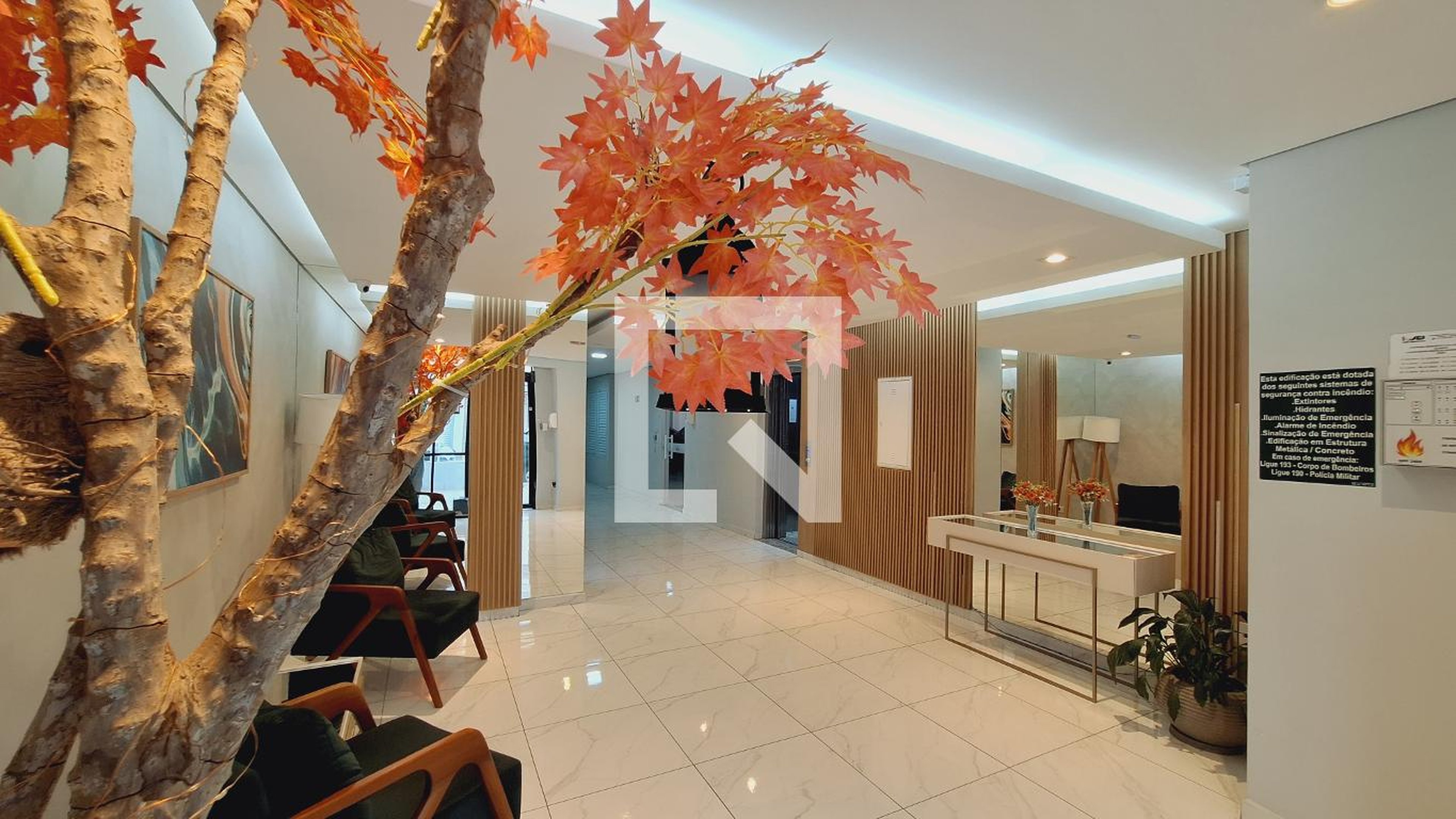 Hall de entrada - Residencial Joan Miró