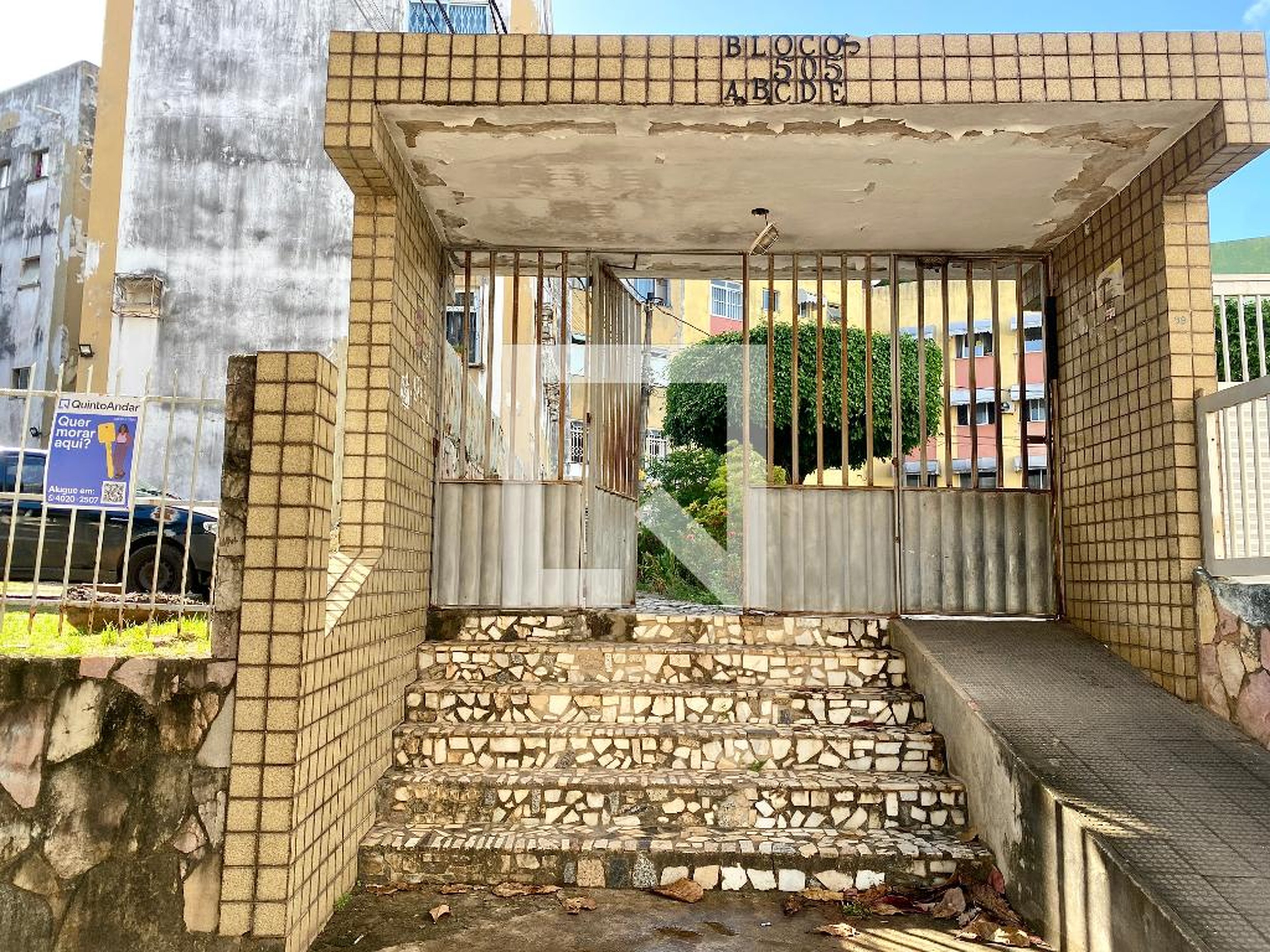 Fachada Condomínio em Rua Elisiário Silveira Andrade, 1000