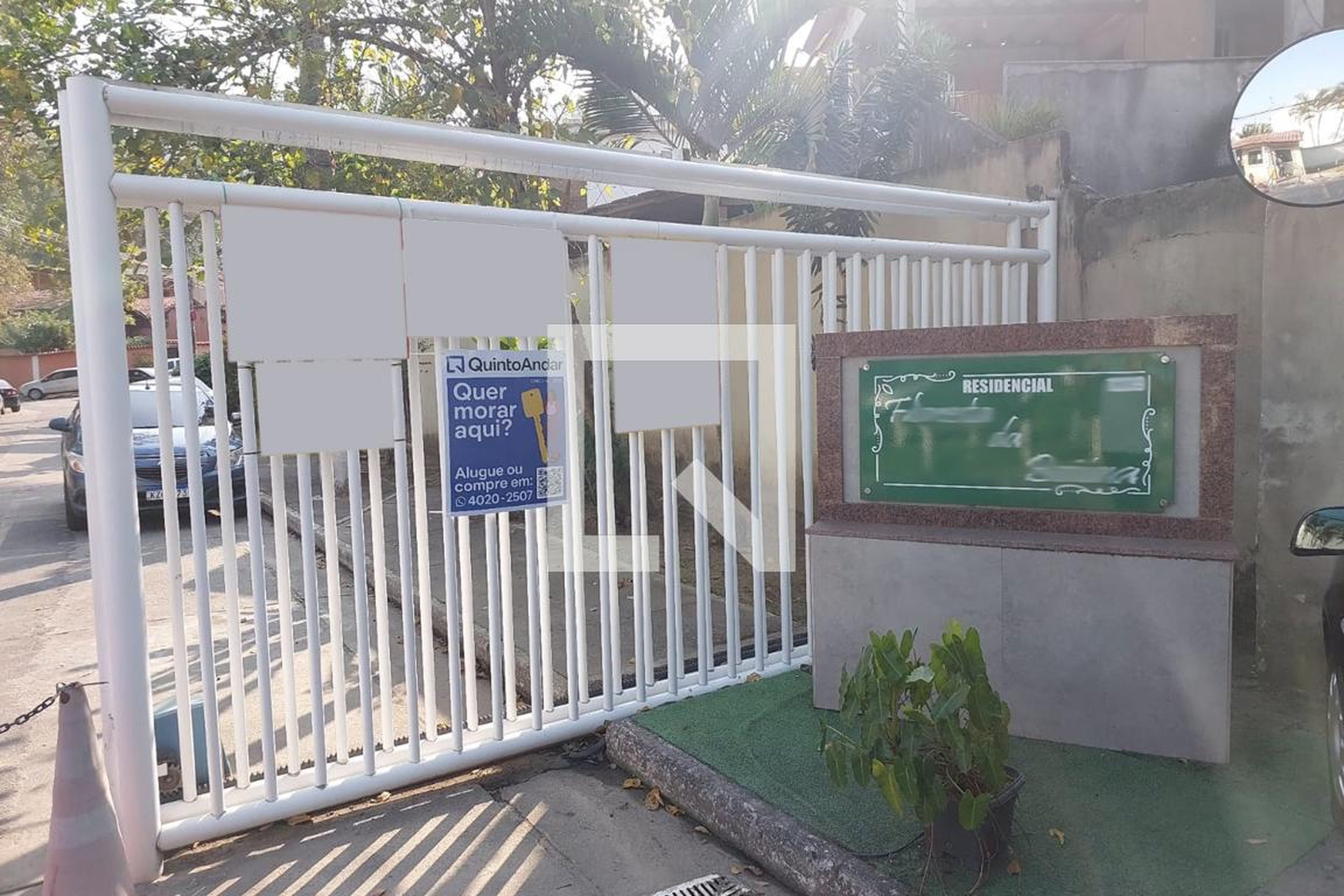 Fachada do condomínio Residencial Floresta da Boiúna