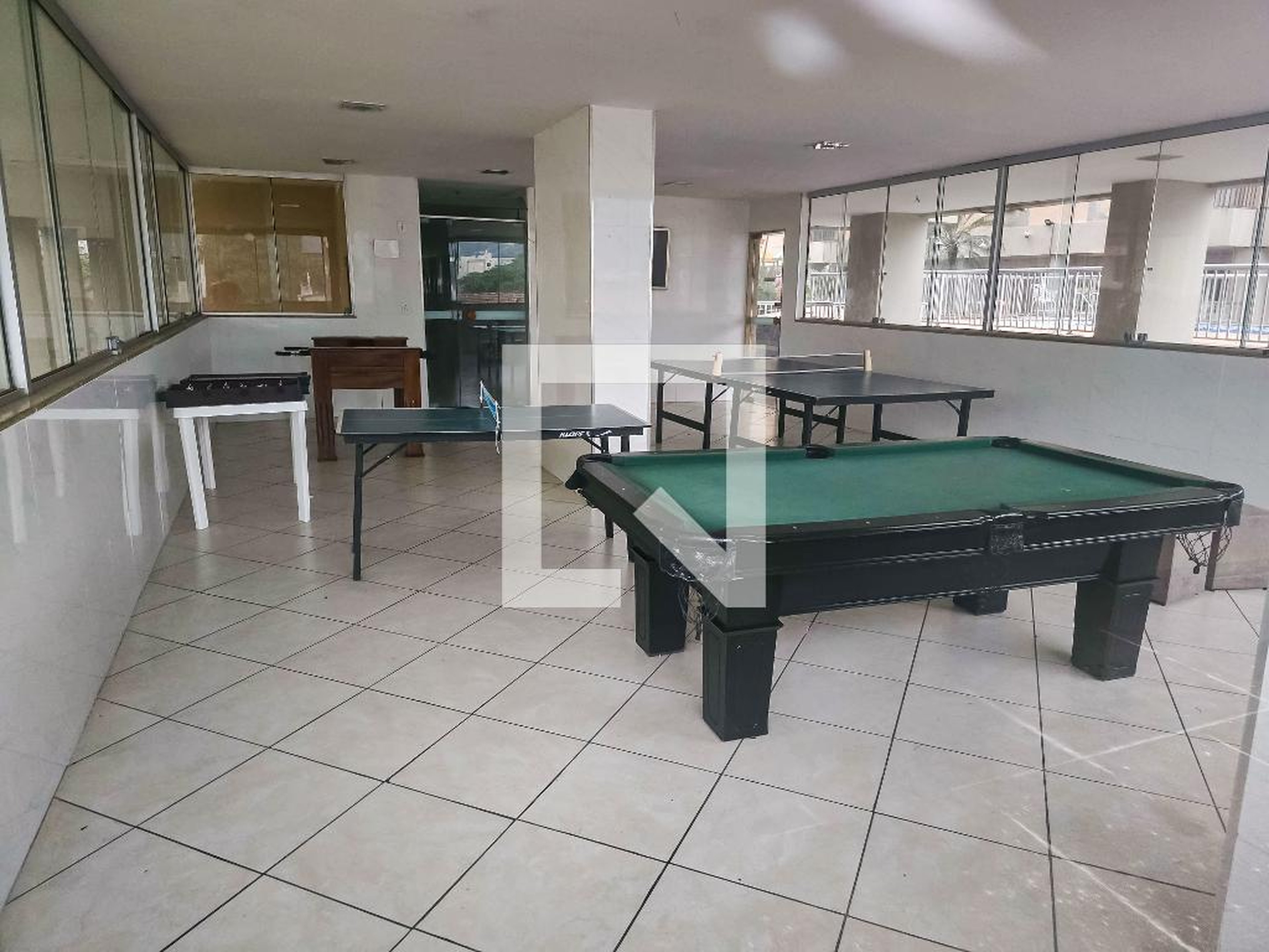 Salão de jogos - Edifício Barão de Pinhal