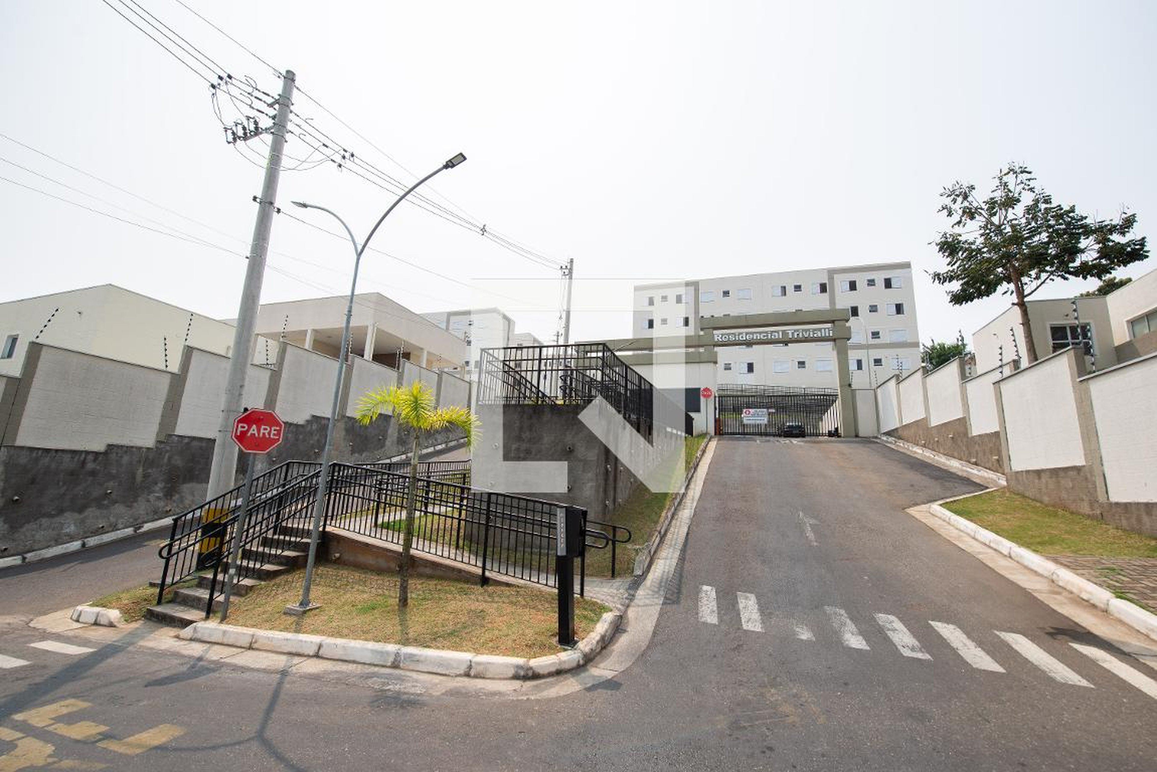 Fachada do Condomínio Residencial Trivialli