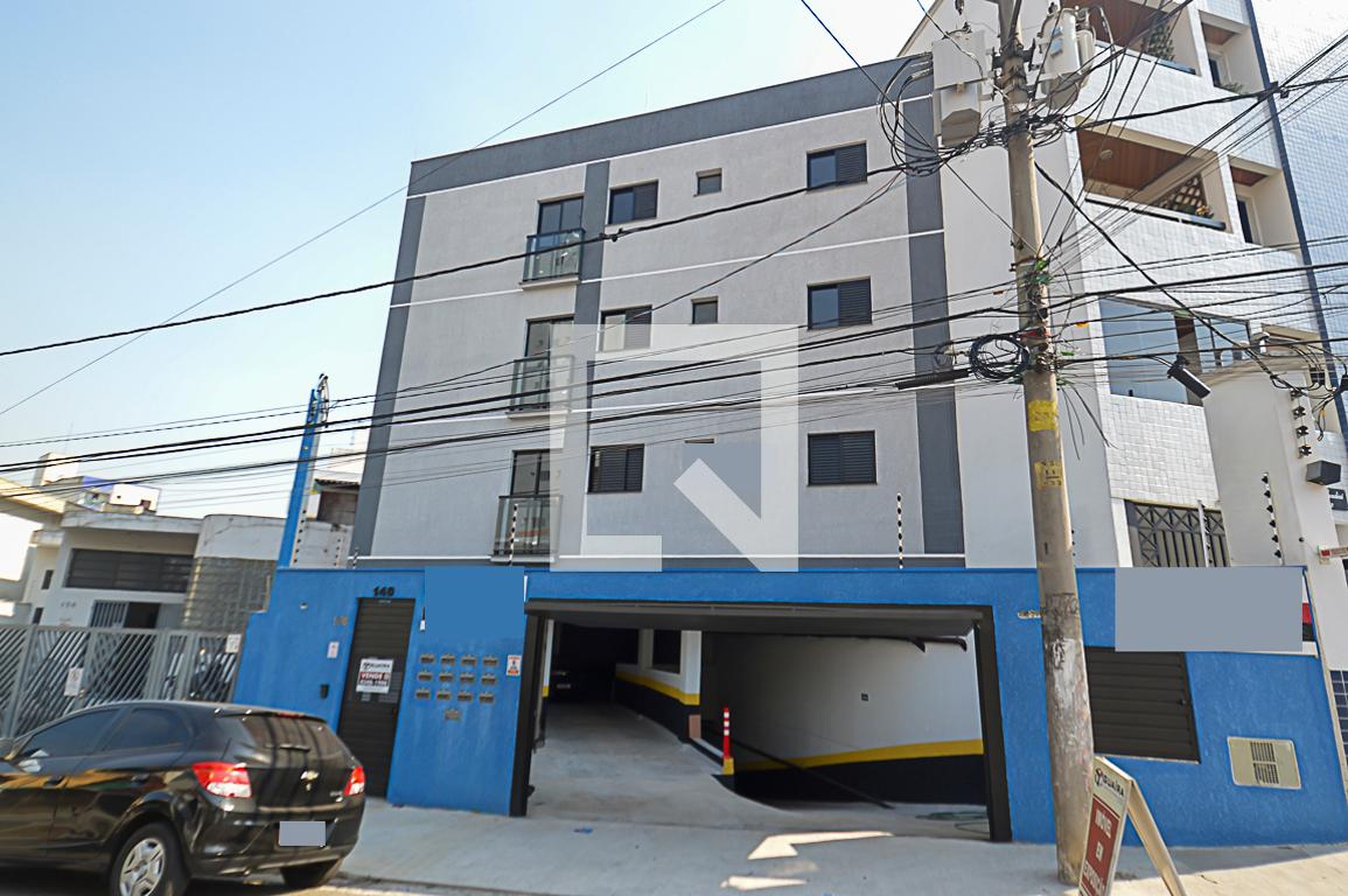 Fachada do Prédio Condomínio em Rua Jundiaí, 146