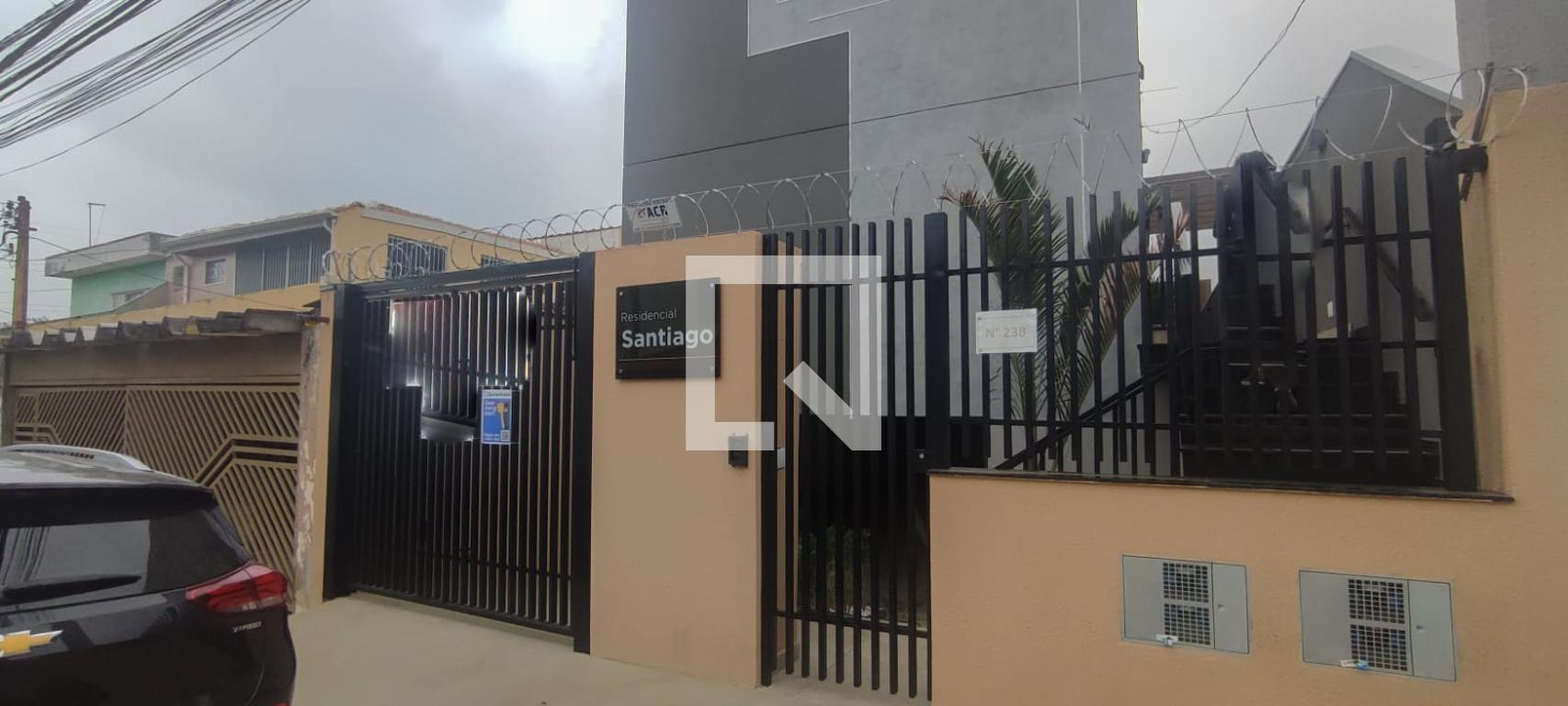 Fachada do Condomínio Residencial Santiago