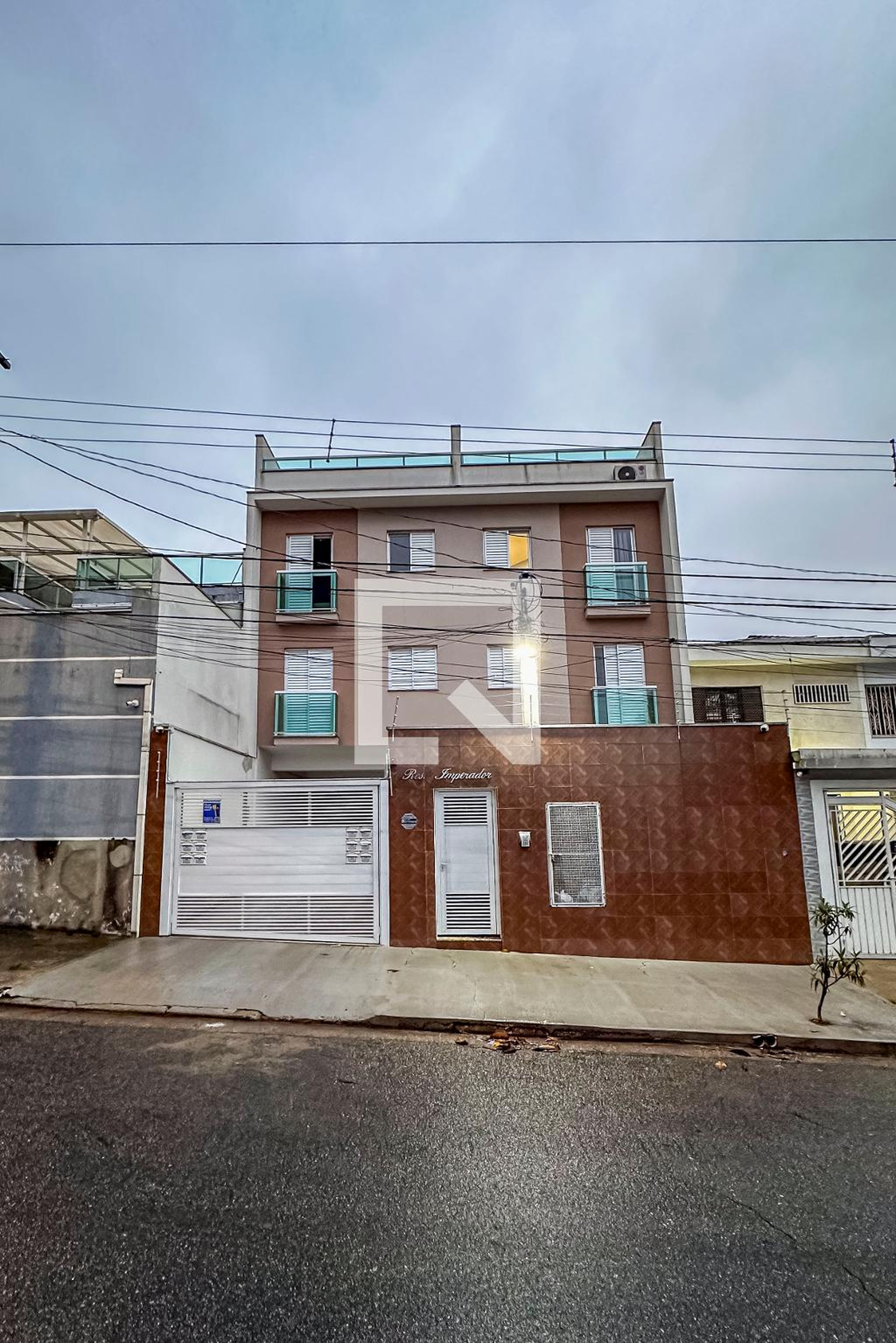 Fachada Condomínio em Rua Onze de Agosto, 286