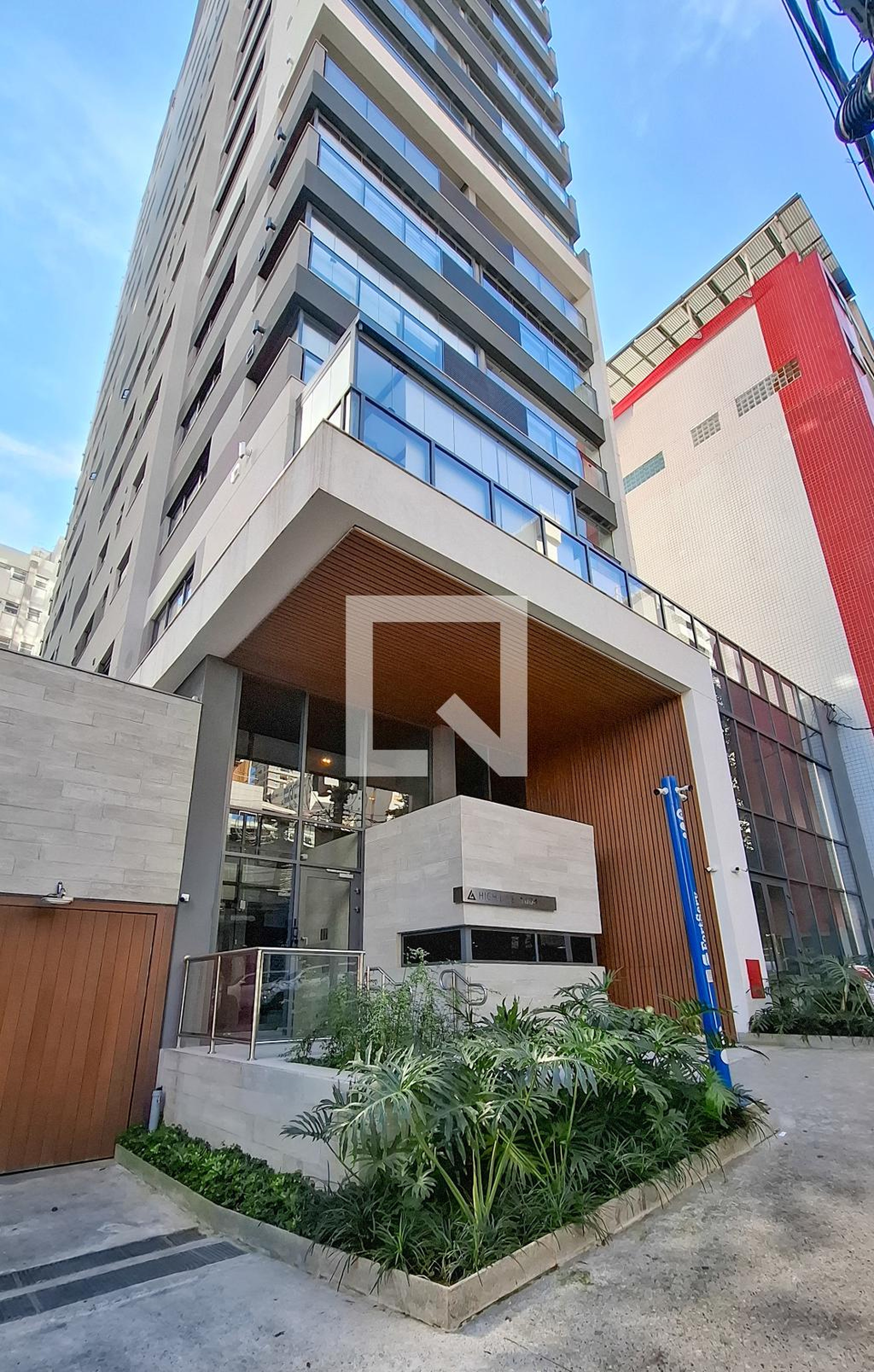 Fachada do Prédio Edifício High Line Jardins