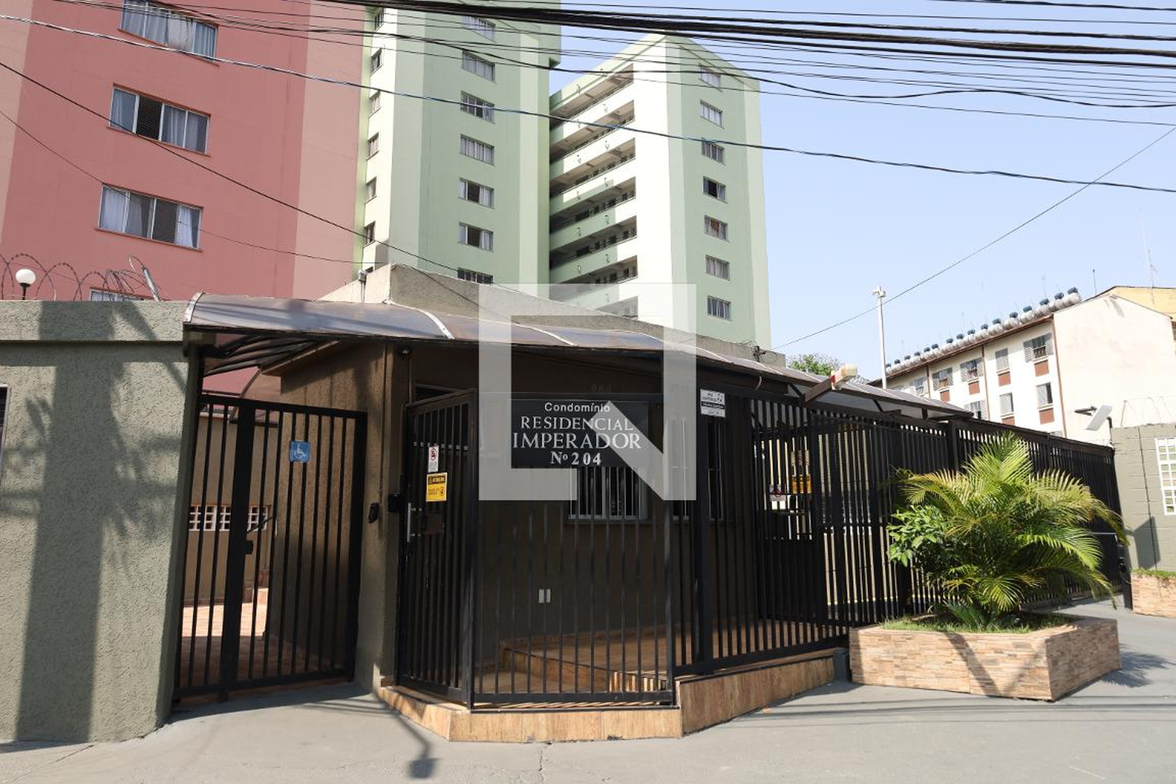 Fachada do condomínio Residencial Imperador