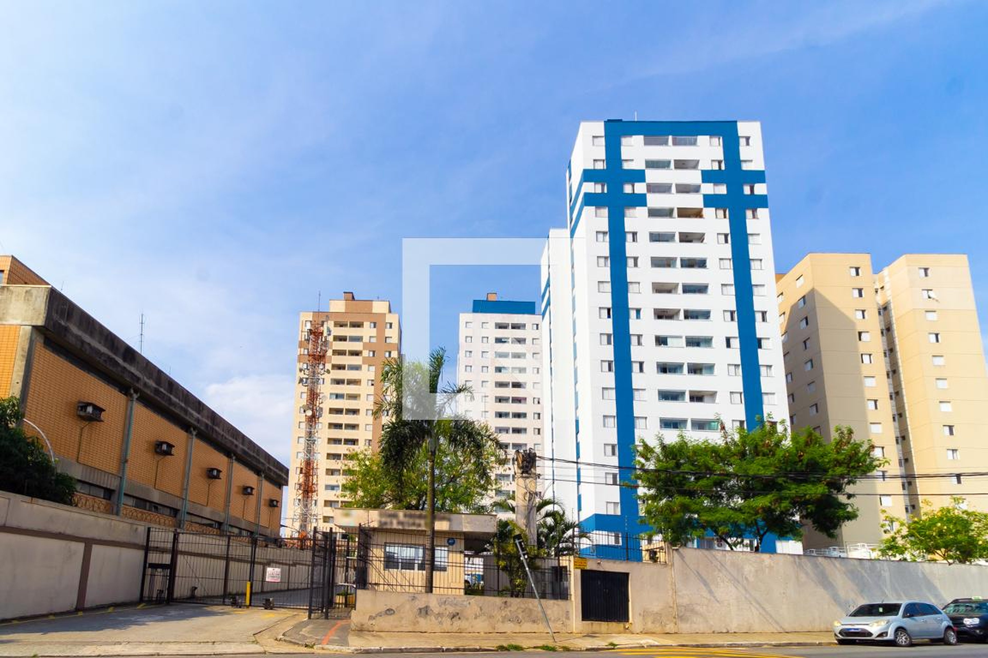 Fachada do condomínio Residencial das Pedras