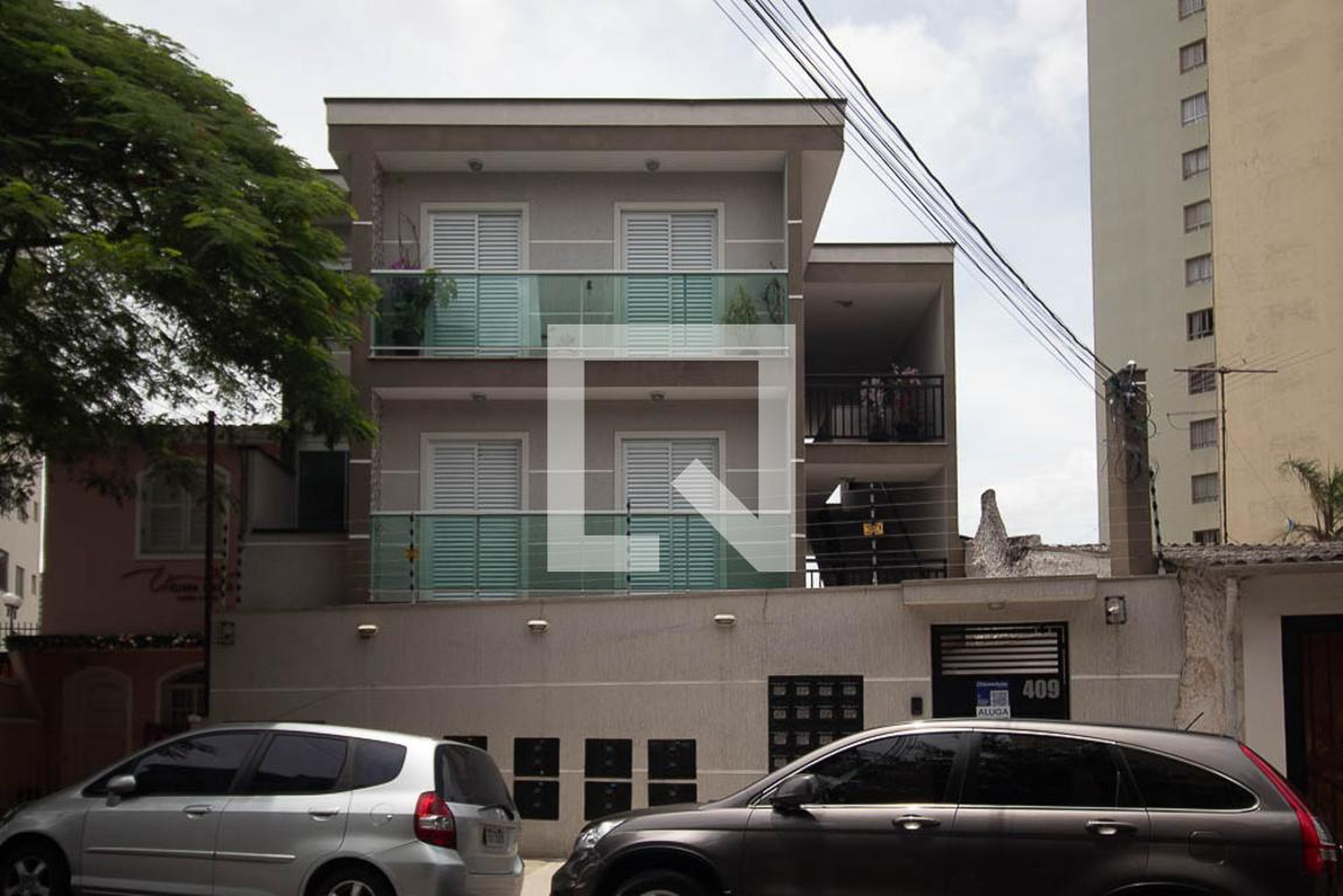 Fachada Condomínio em Avenida Maestro Villa-Lobos, 409