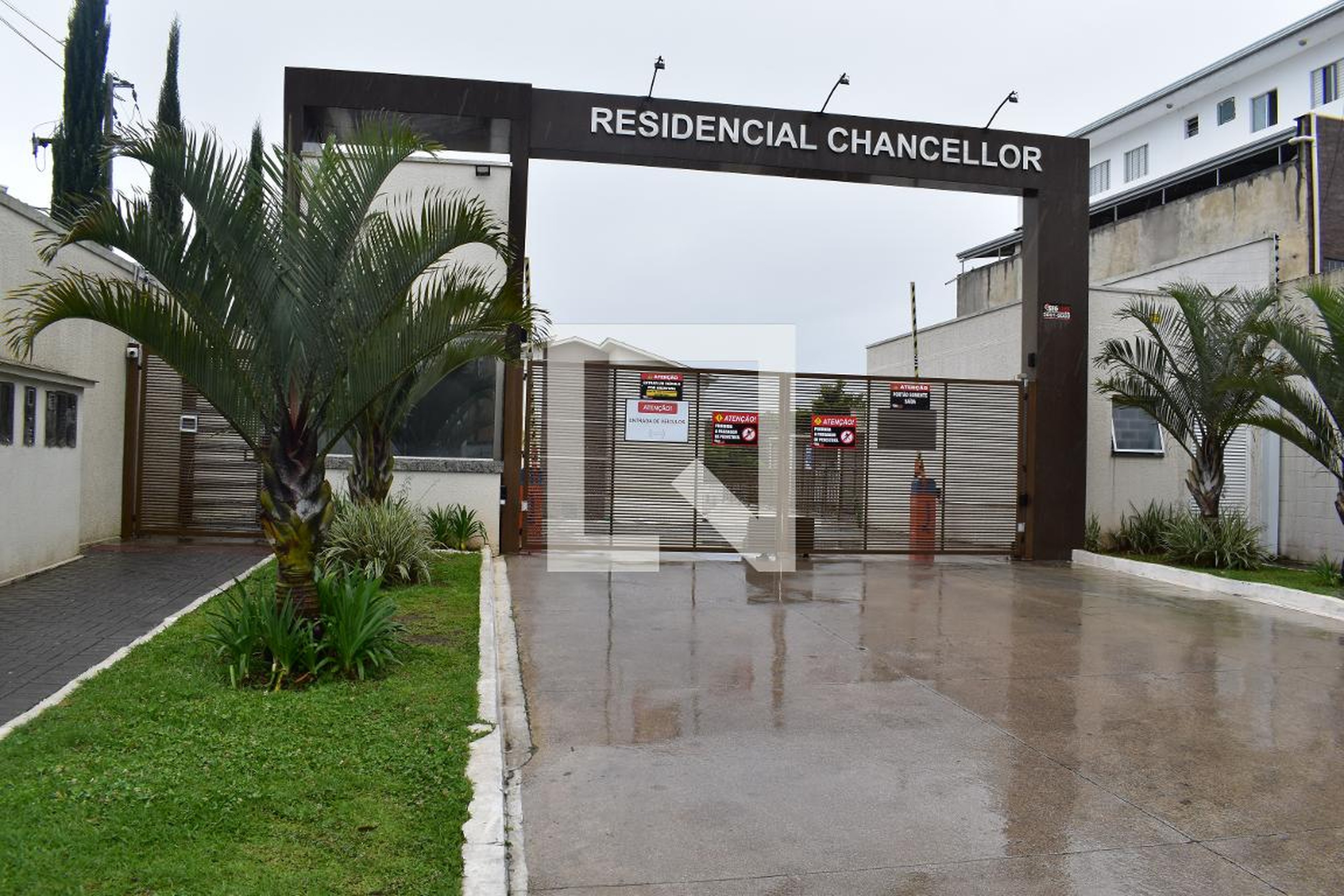 Fachada do condomínio Residencial