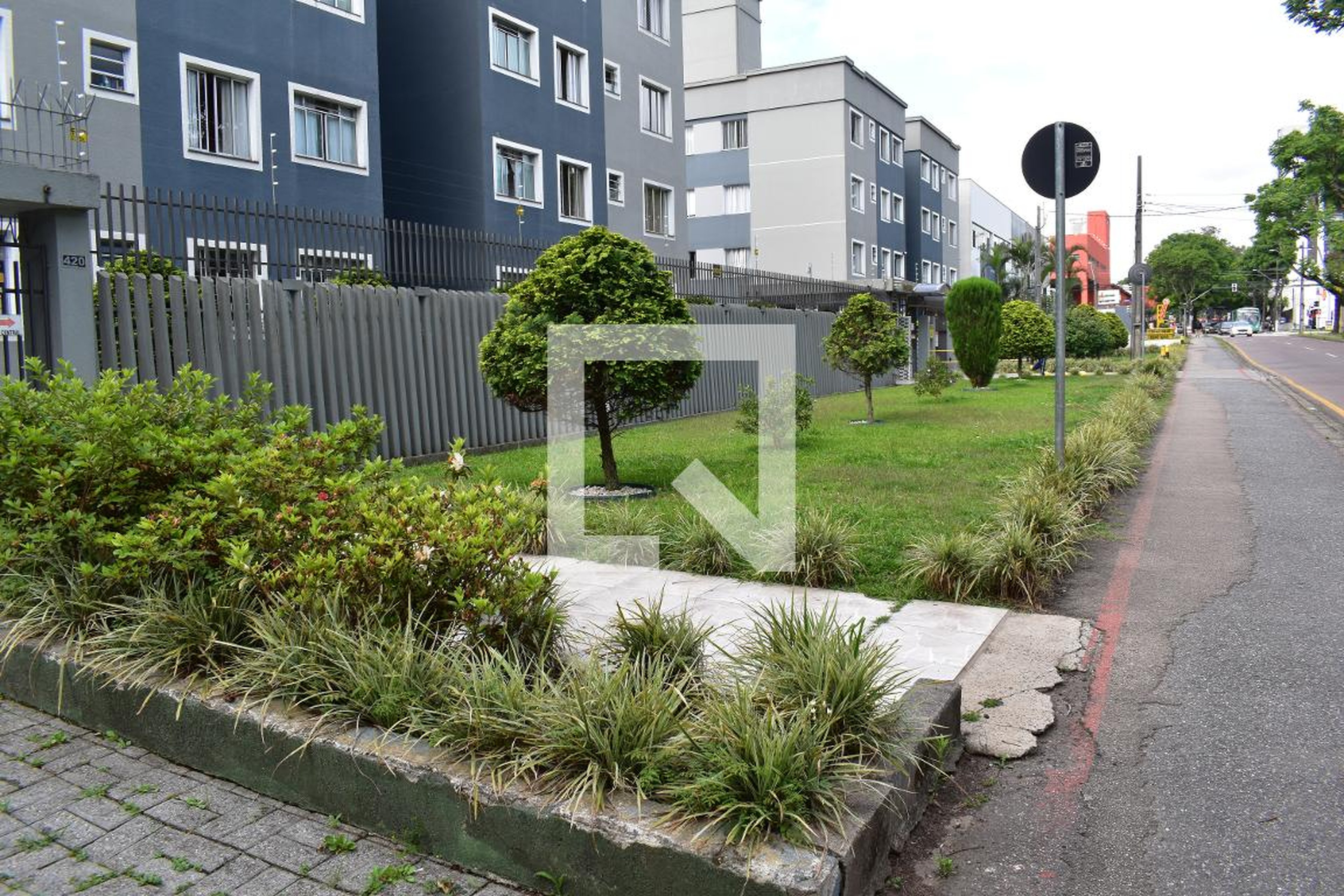 Fachada do condomínio Residencial Cervantes