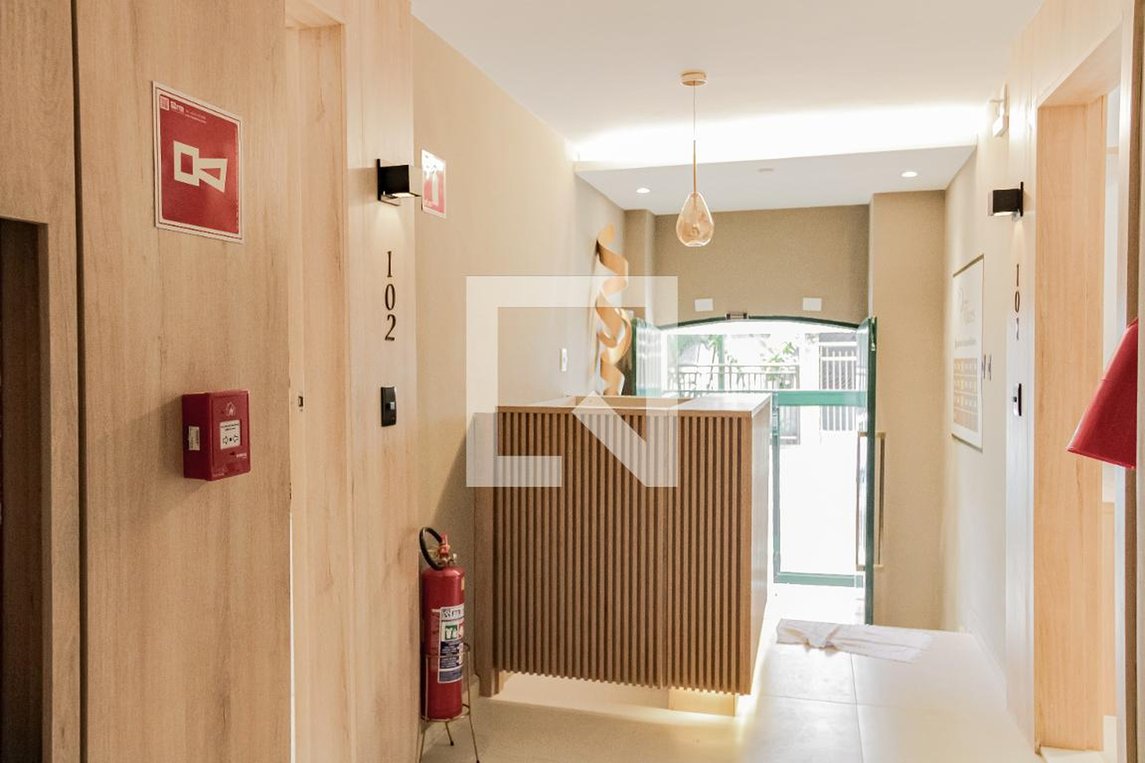 Hall de entrada - Residencial Vilares