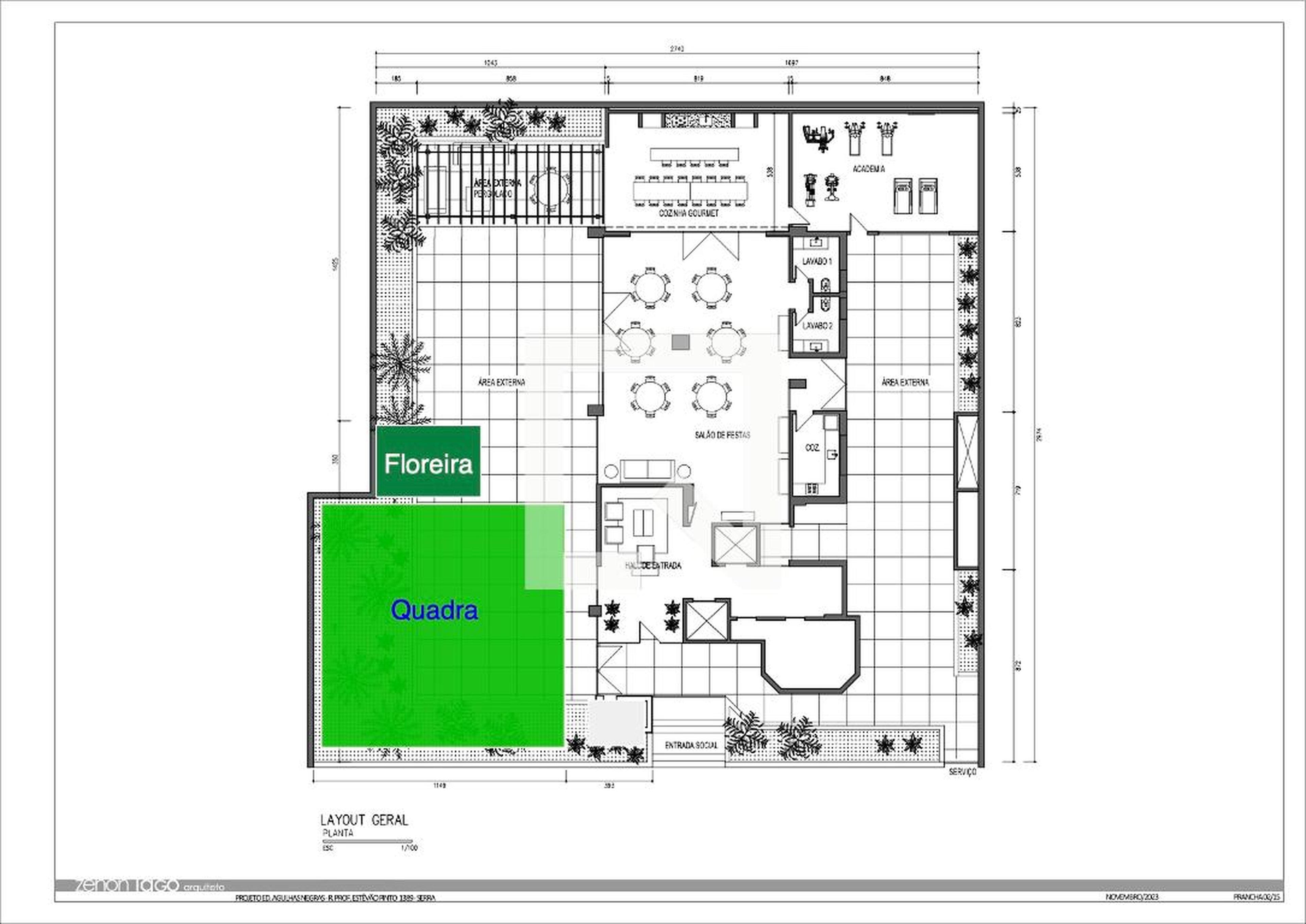 Área comum - Edifício Agulhas Negras
