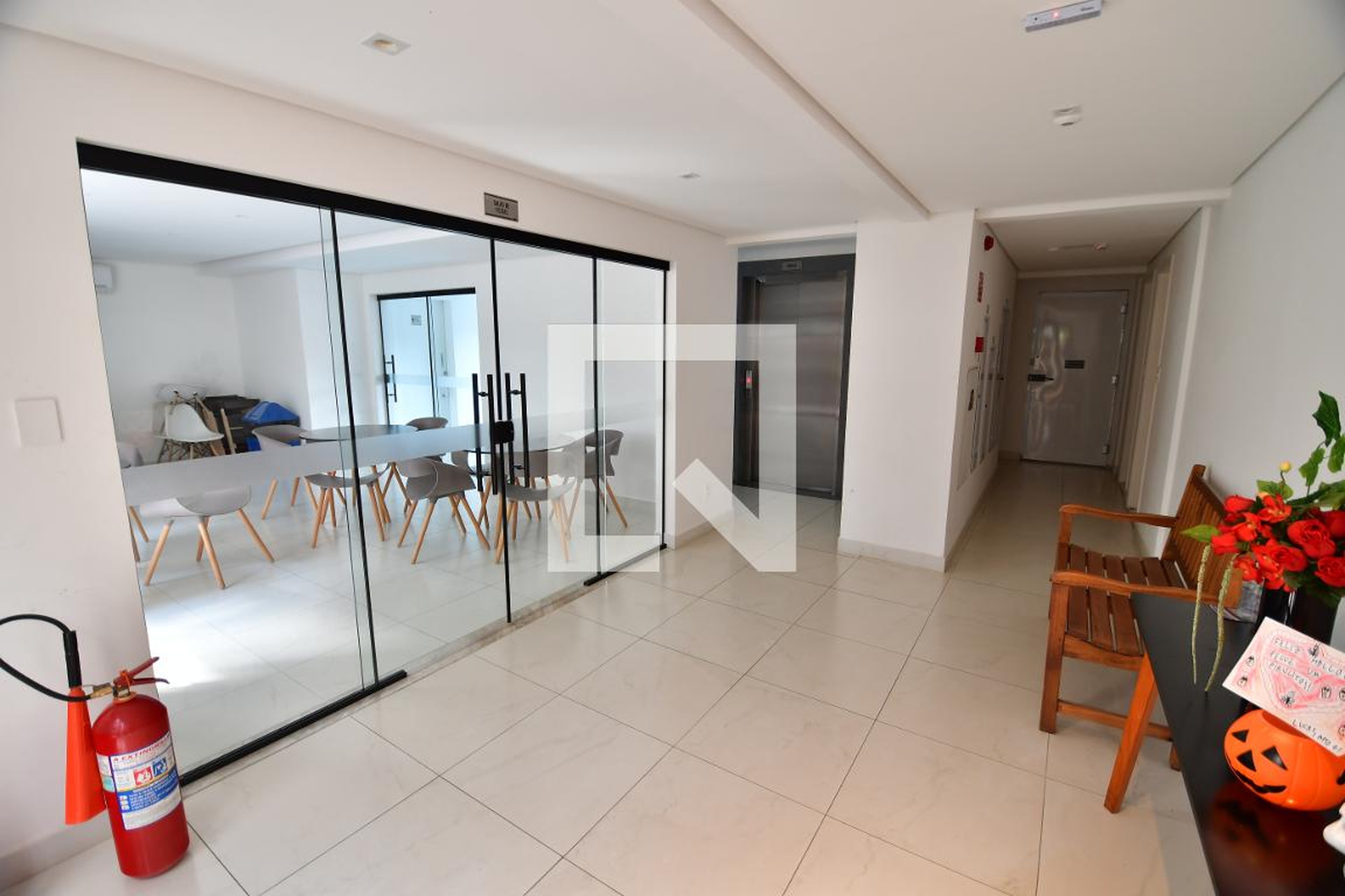 Hall de entrada - Residencial Flamboyant