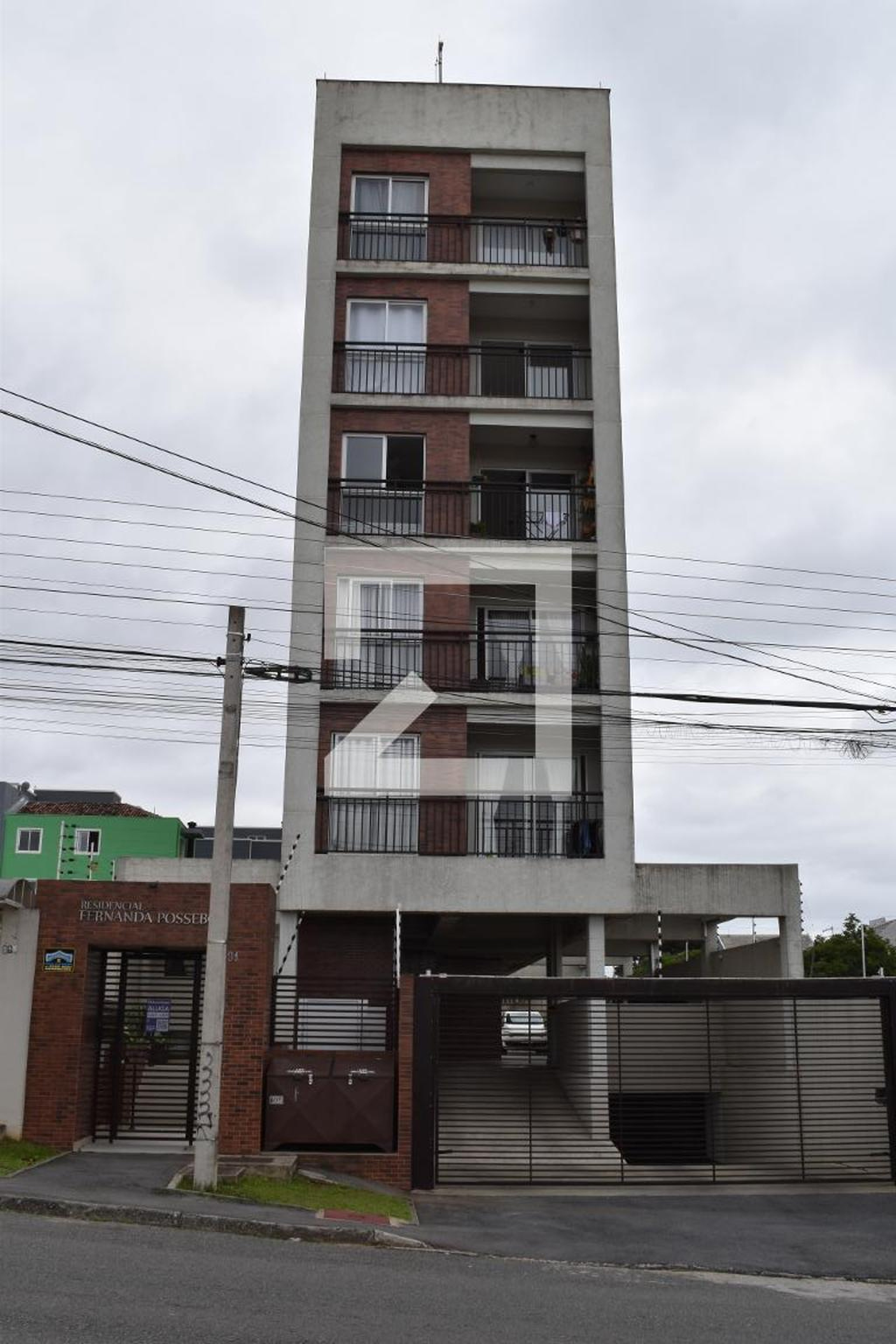 Fachada do condomínio Residencial Fernanda Possebon