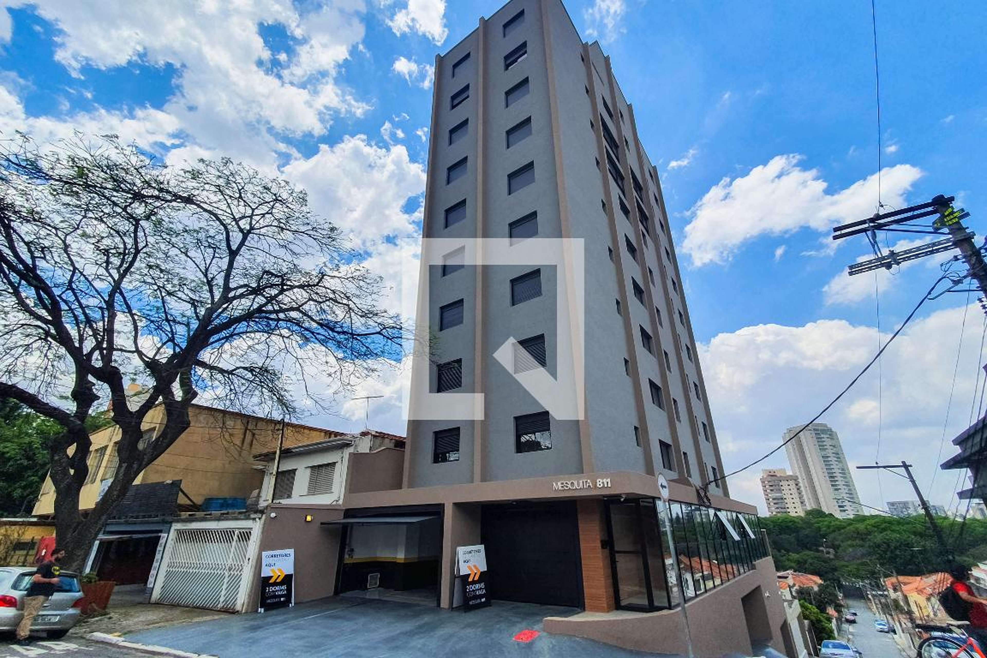 Fachada Condomínio em Rua Mesquita, 801