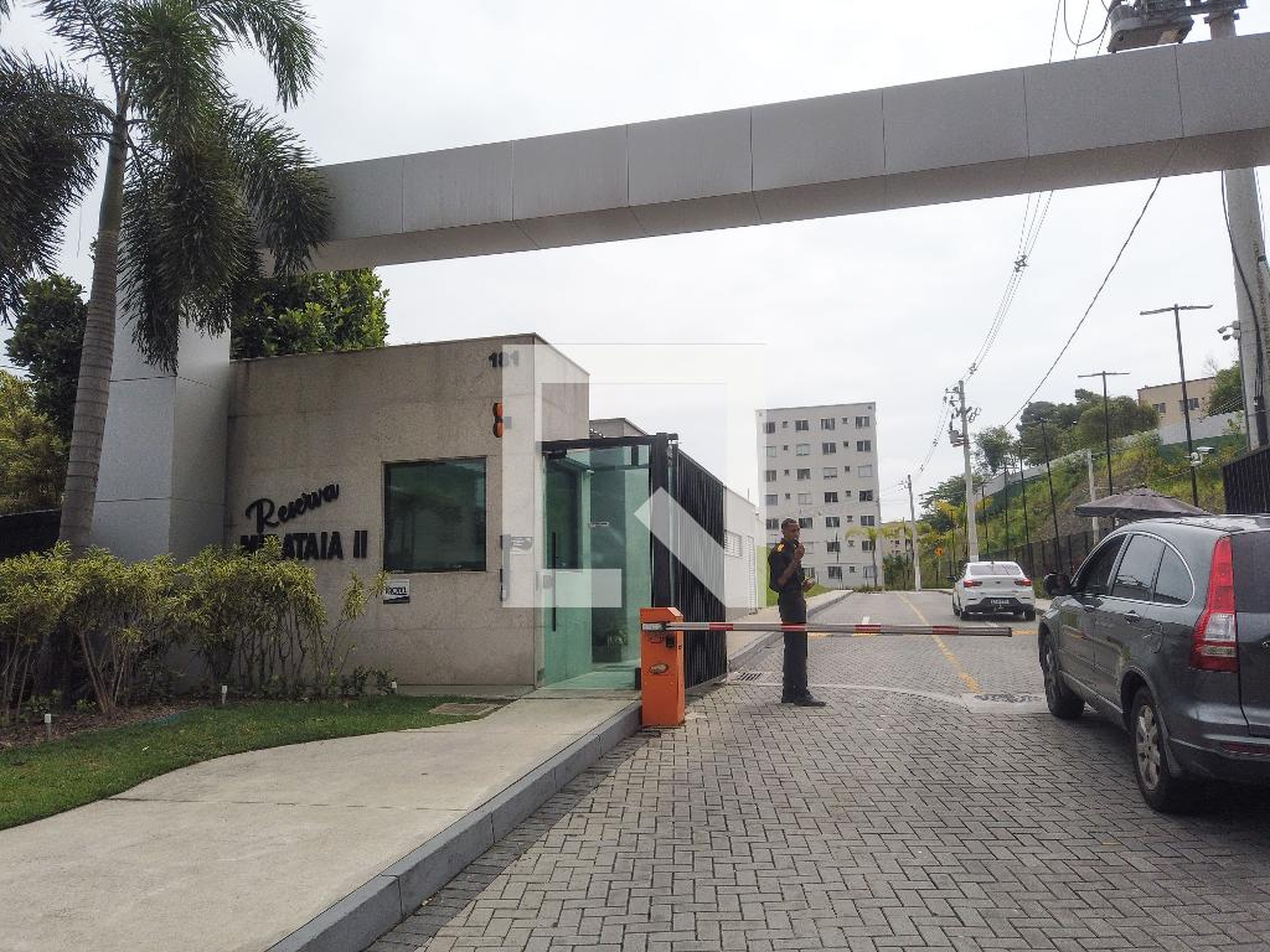 Fachada do Condomínio Condomínio Reserva Mirataia II