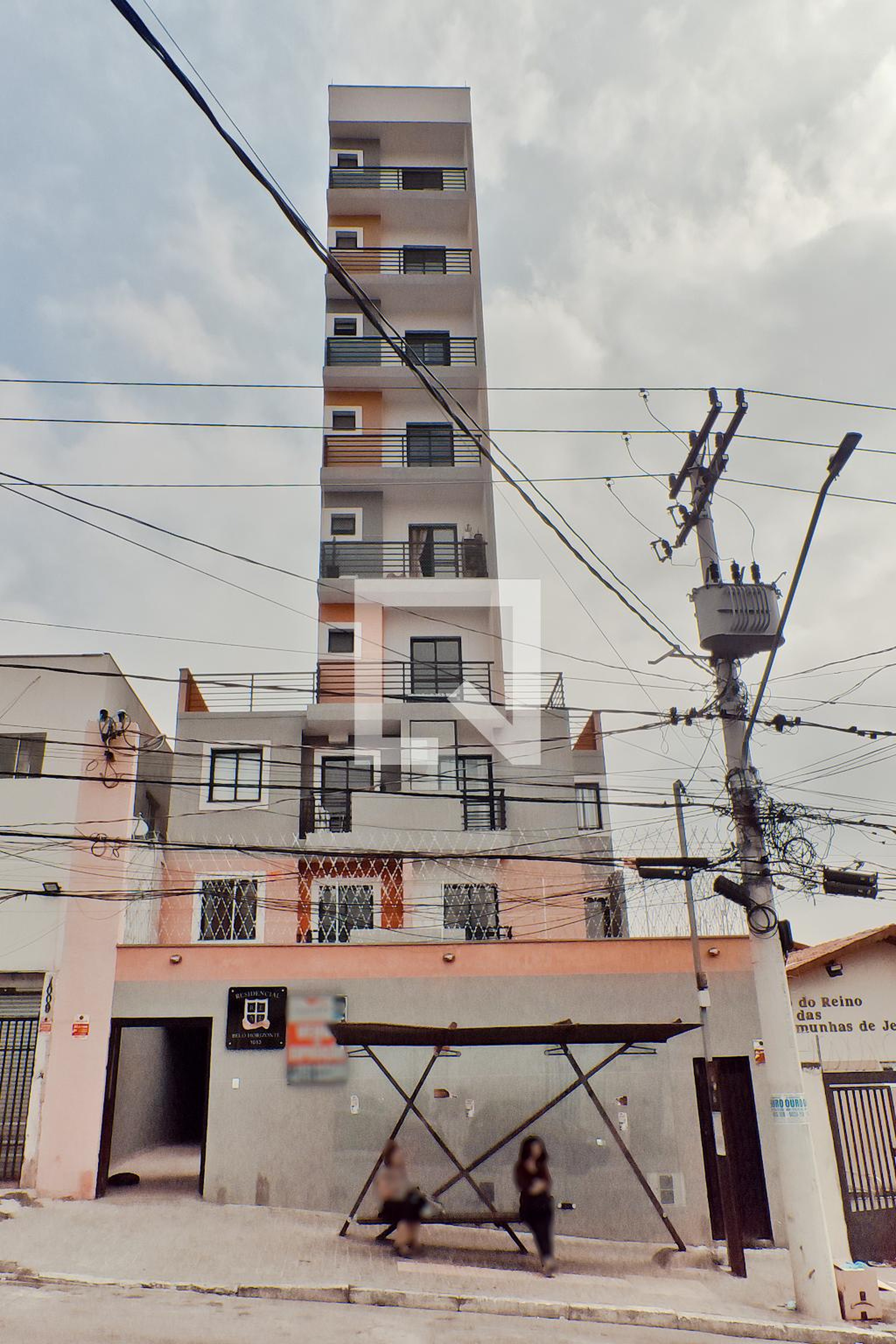 Fachada Condomínio em Rua Santa Eudóxia, 1013