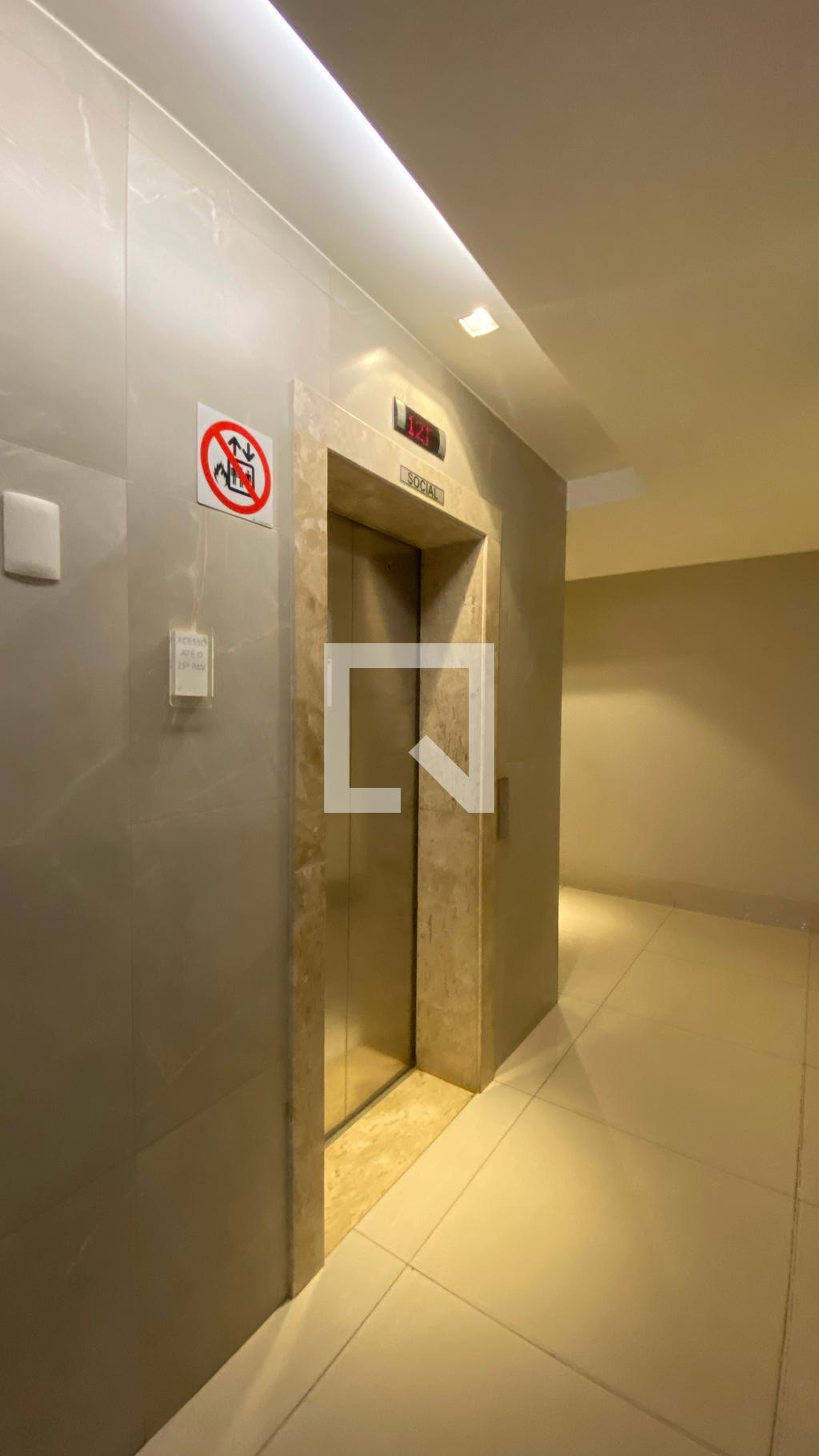 Hall social Edifício Reservatto