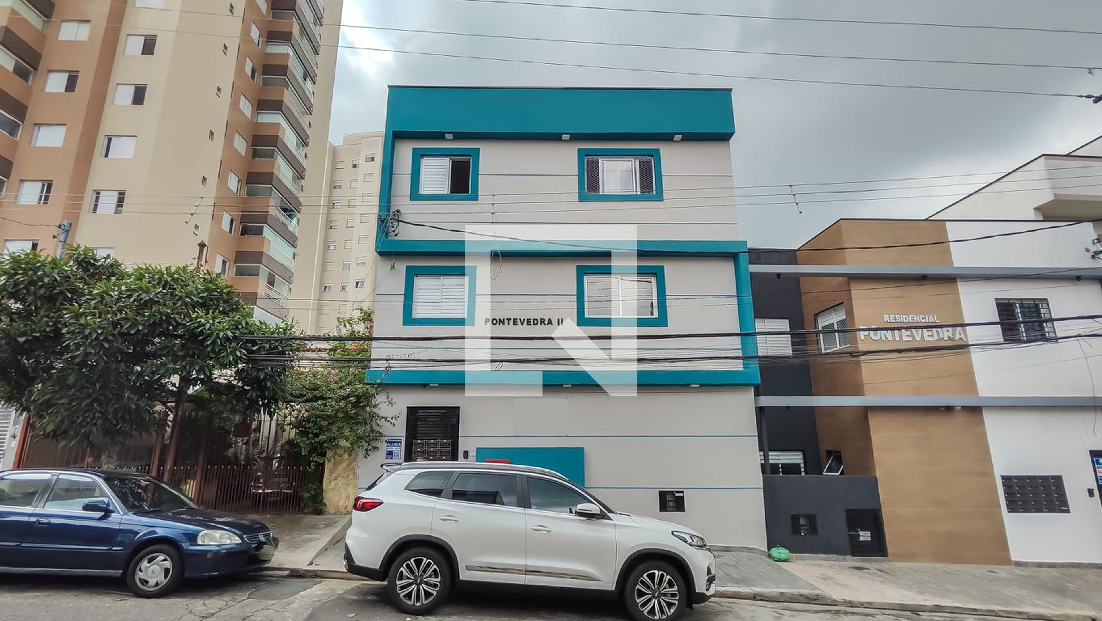 Fachada do Prédio Condomínio em Rua Vicenza, 122