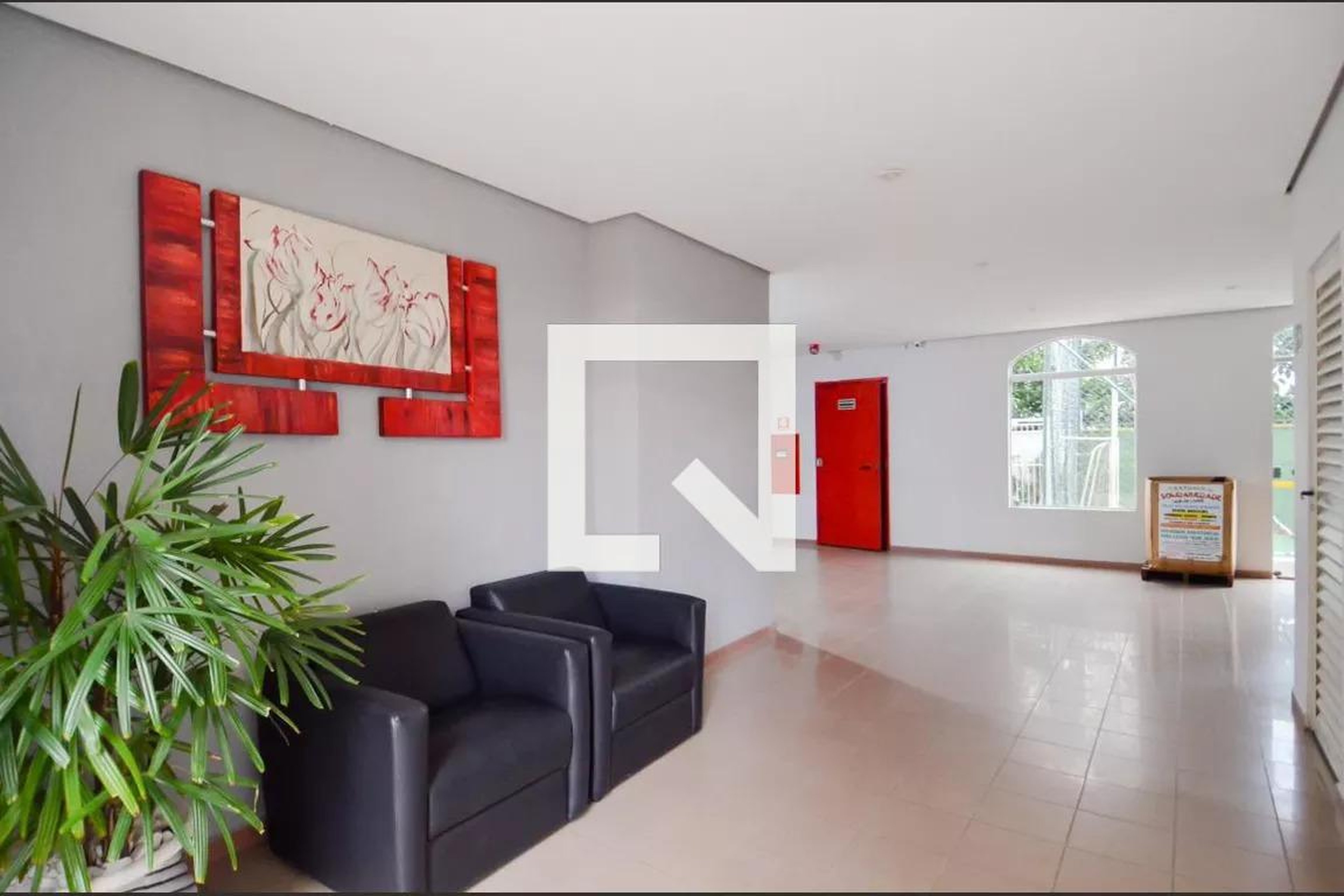 Hall social Condomínio em Rua Santa Izabel, 512