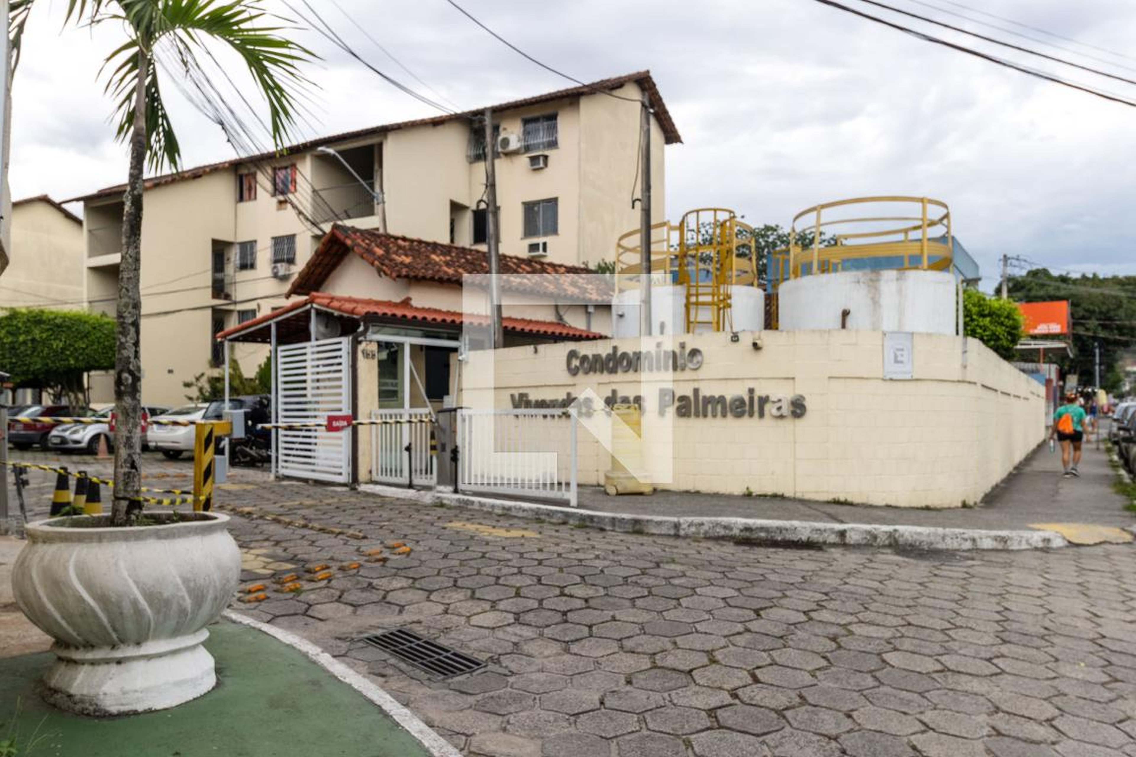 Fachada do Condomínio Condomínio Vivendas das Palmeiras