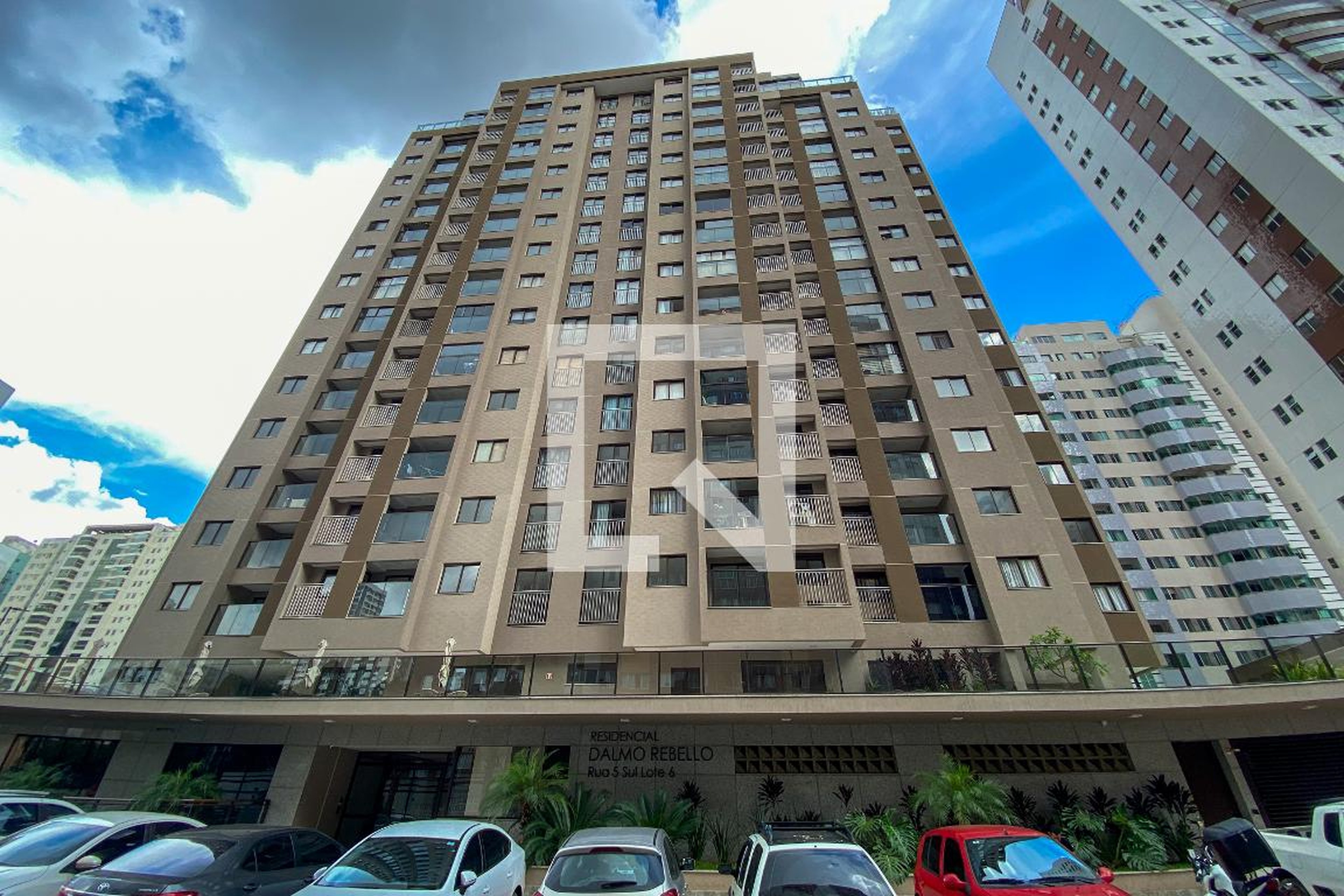 Fachada Condomínio em Rua 5 Sul, Lote 6