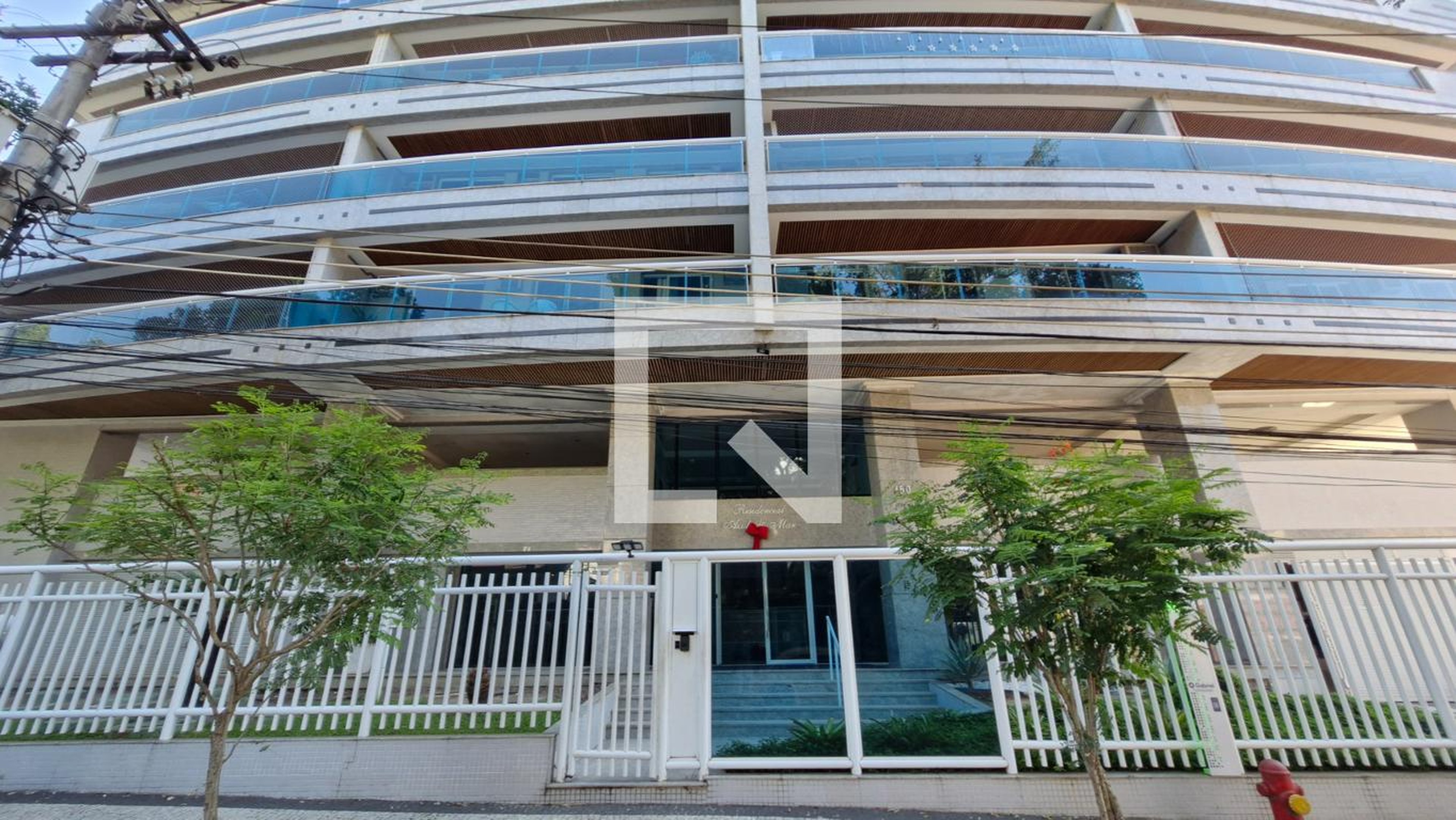 Fachada do Prédio Residencial Azul do Mar