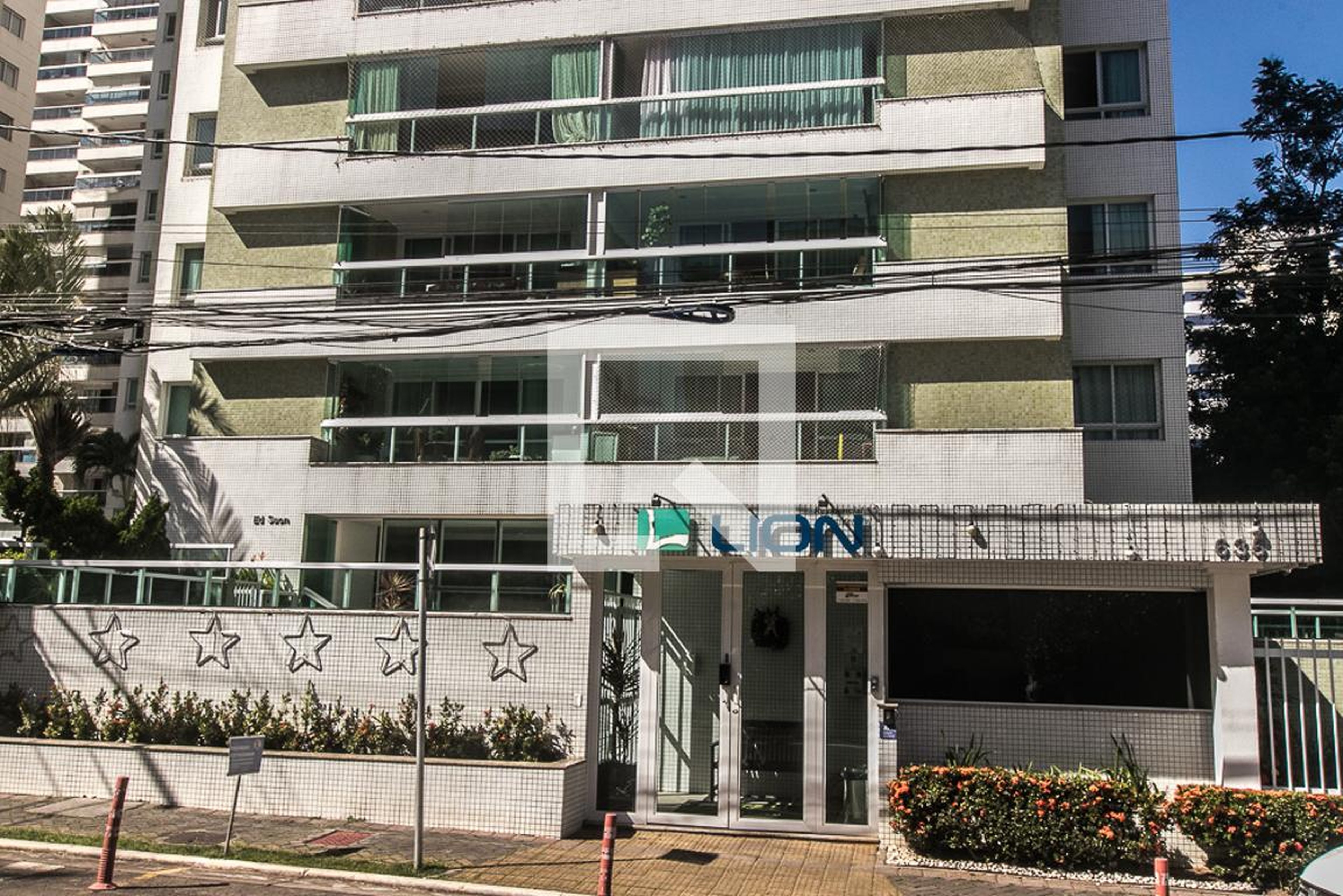 Fachada do prédio Residencial Lion