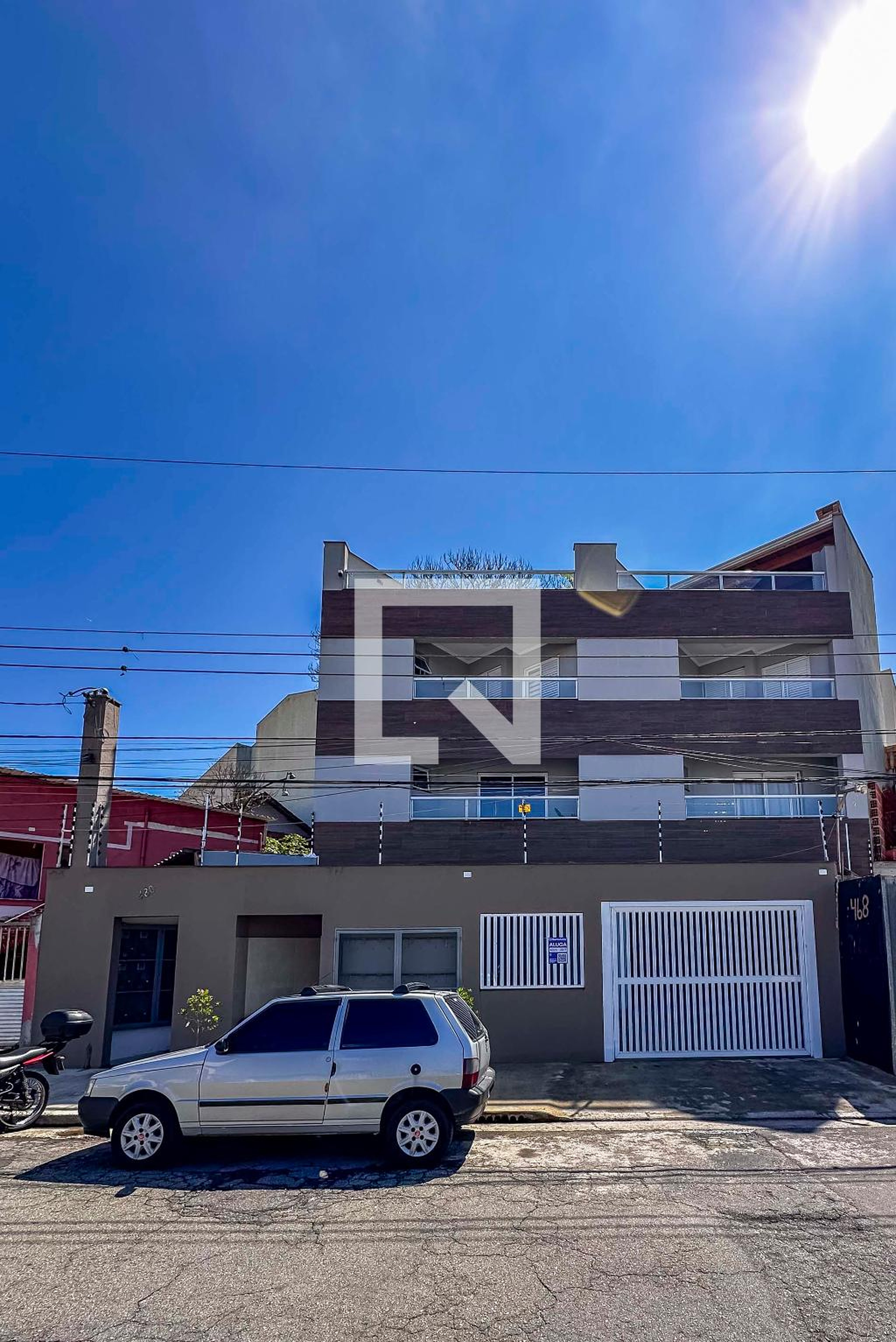 Fachada Condomínio em Rua Anhembi, 480