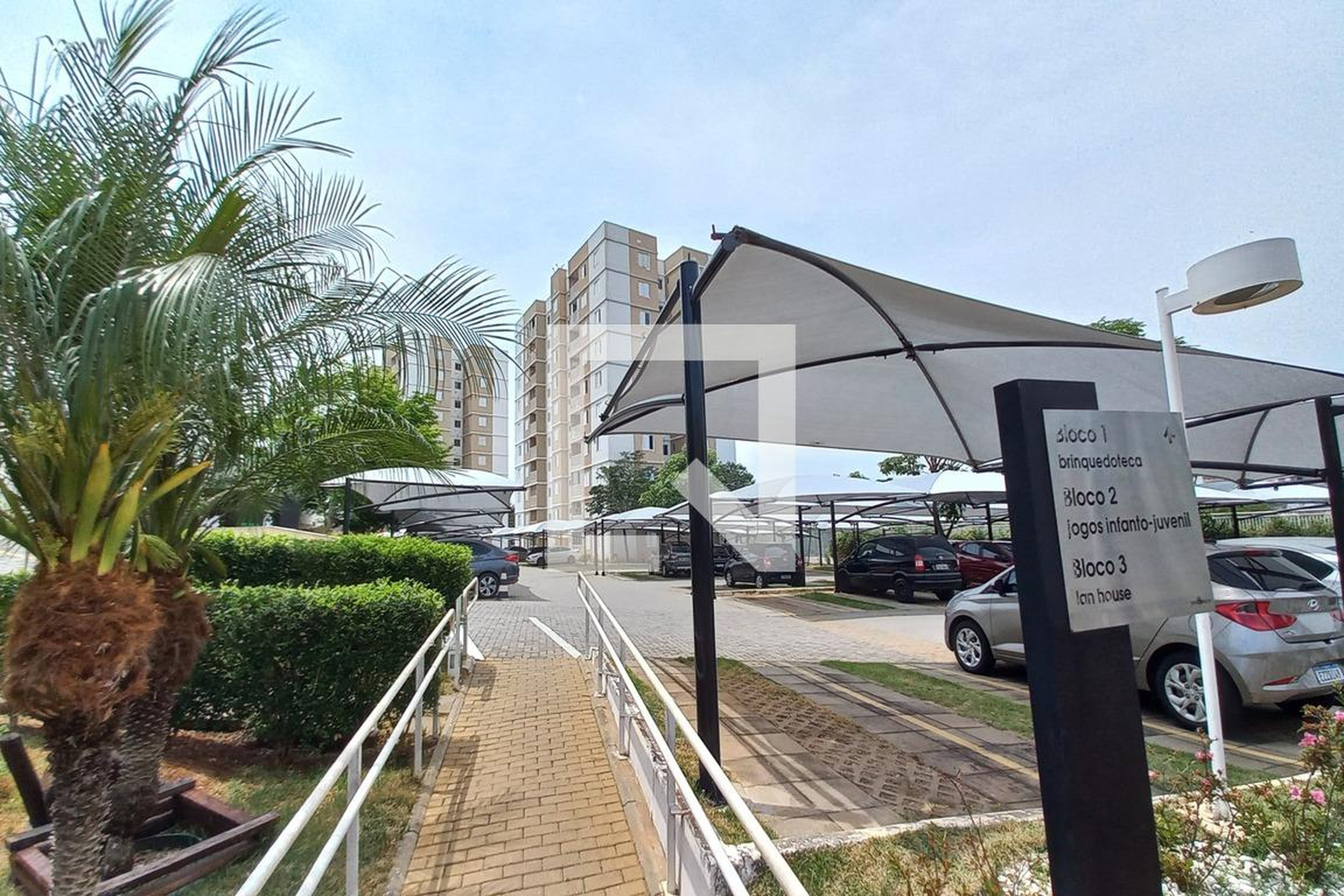 Fachada do Condomínio Residencial Nogueira