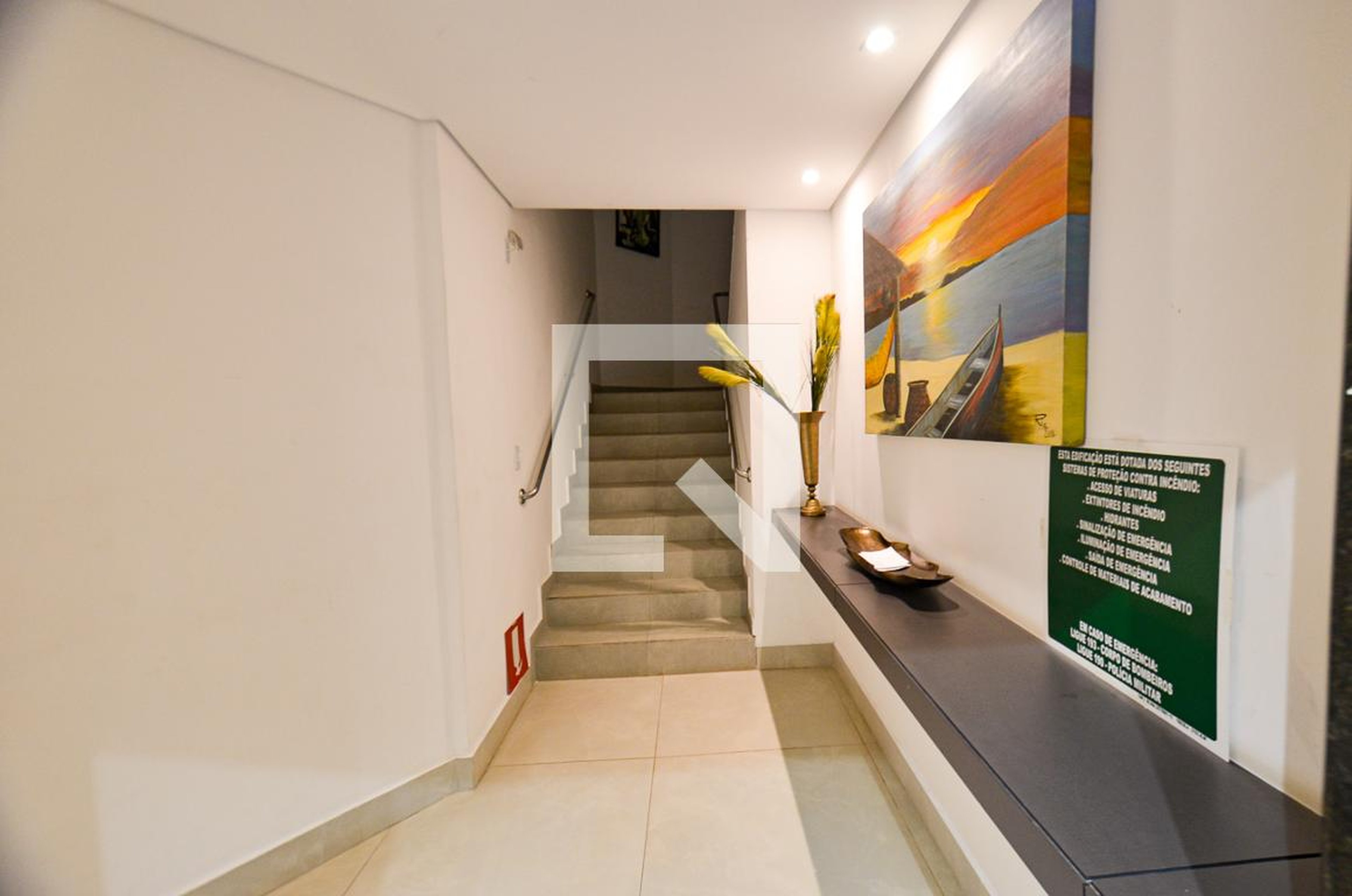 Hall de entrada - Residencial Santorini