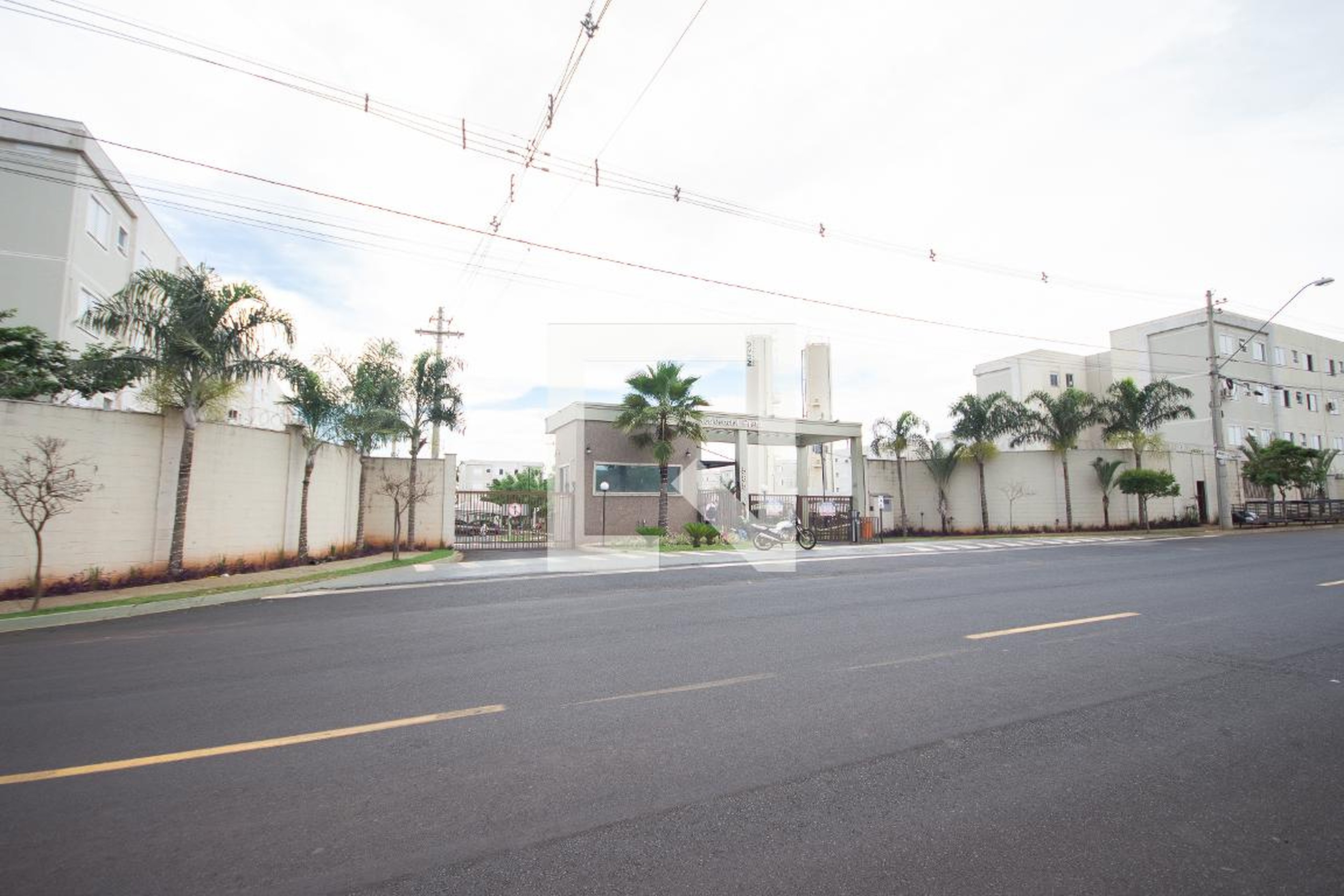 Fachada do condomínio Residencial Prata