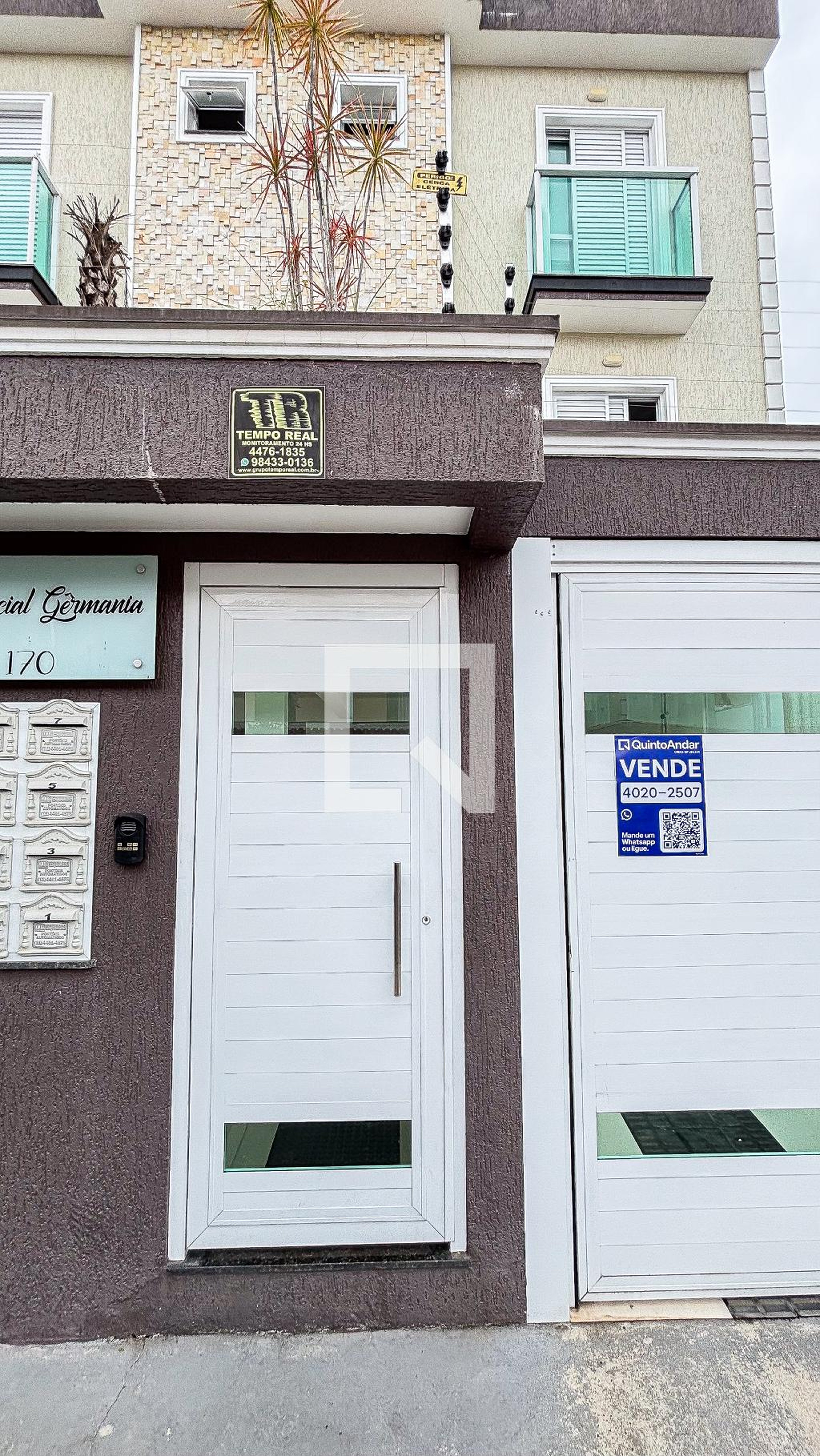Fachada Condomínio em Rua Germânia, 170