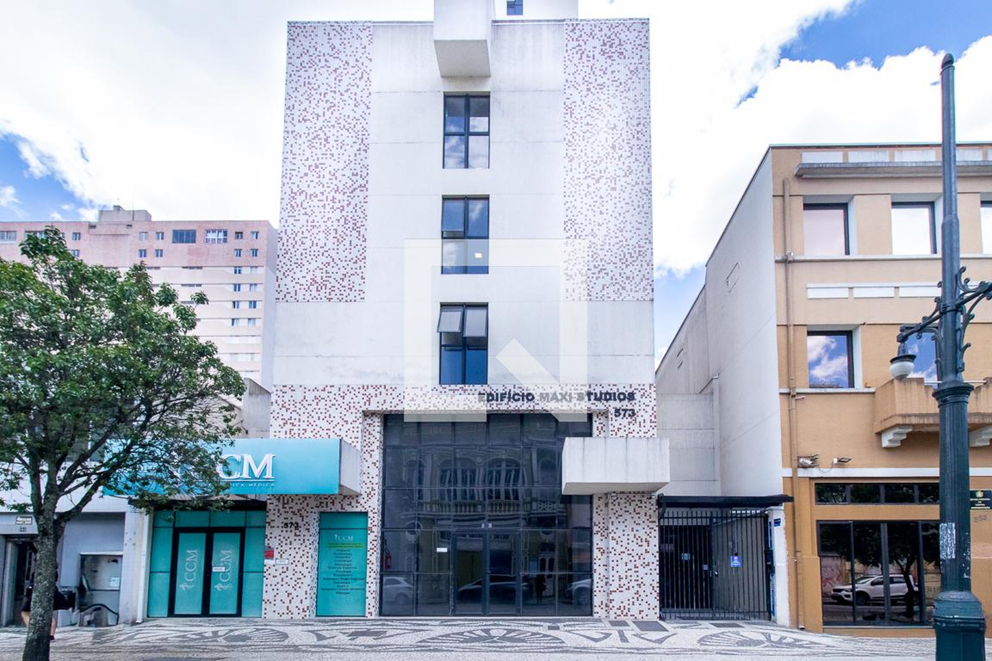 Fachada do Prédio Edifício Maxi Studios