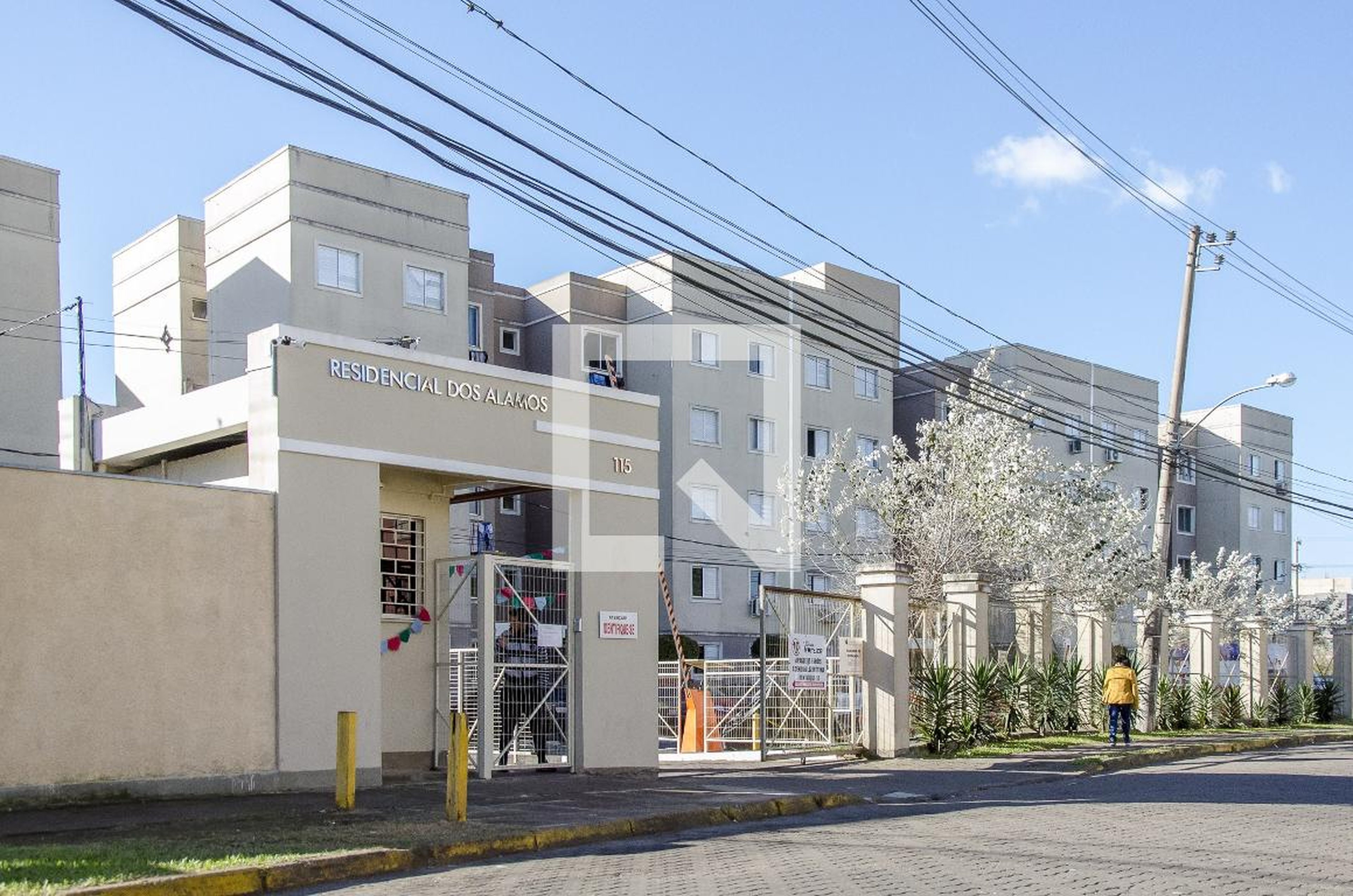 Fachada do Condomínio Residencial Alamos