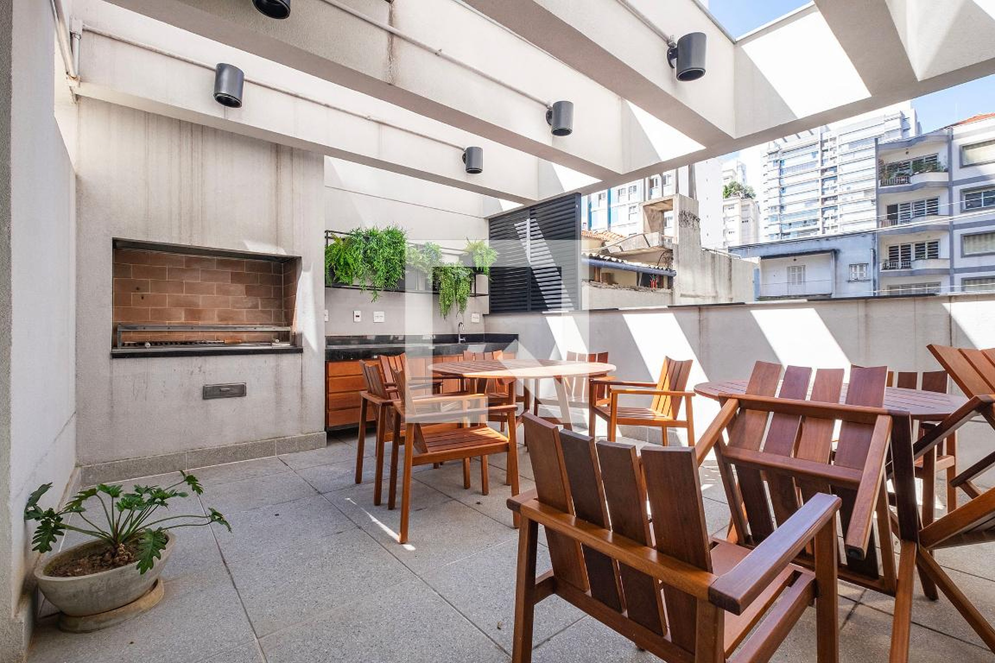 Churrasqueira - Contemporâneo Jardins