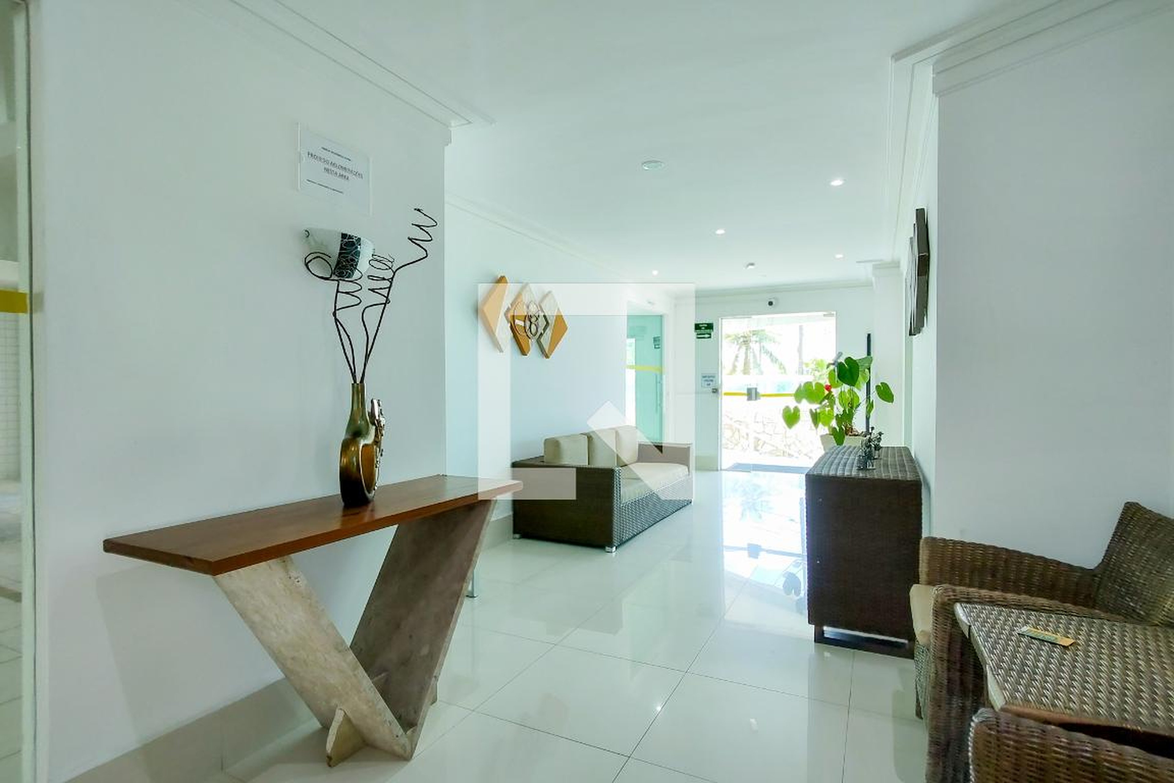 Hall de entrada - Residencial Rayra